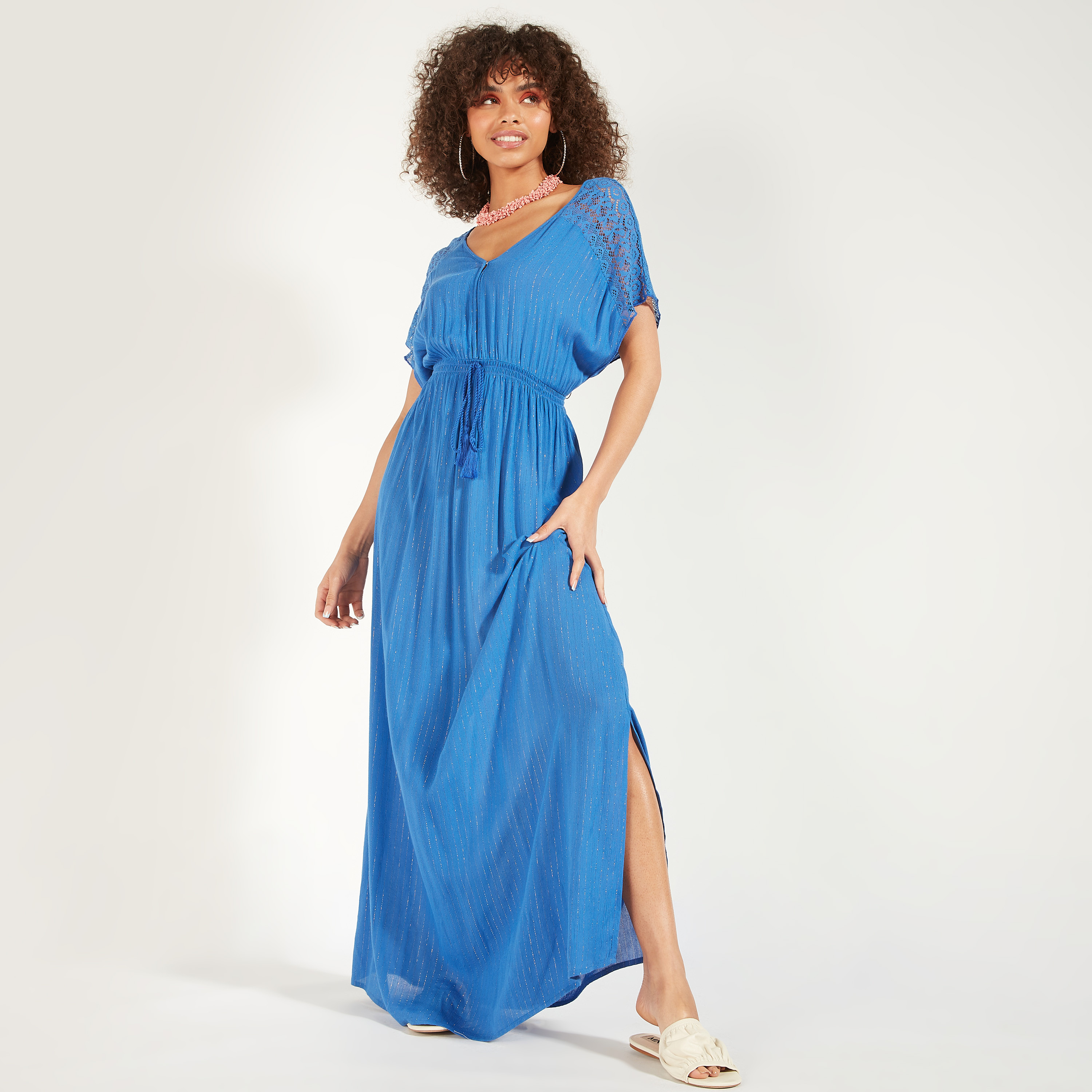 فستان طويل بارز الملمس بتفاصيل فتحة-women-clothing-swimandbeach-beachwear-image-10