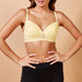 Buy Women's Textured Padded Bra with Hook and Eye Closure Online