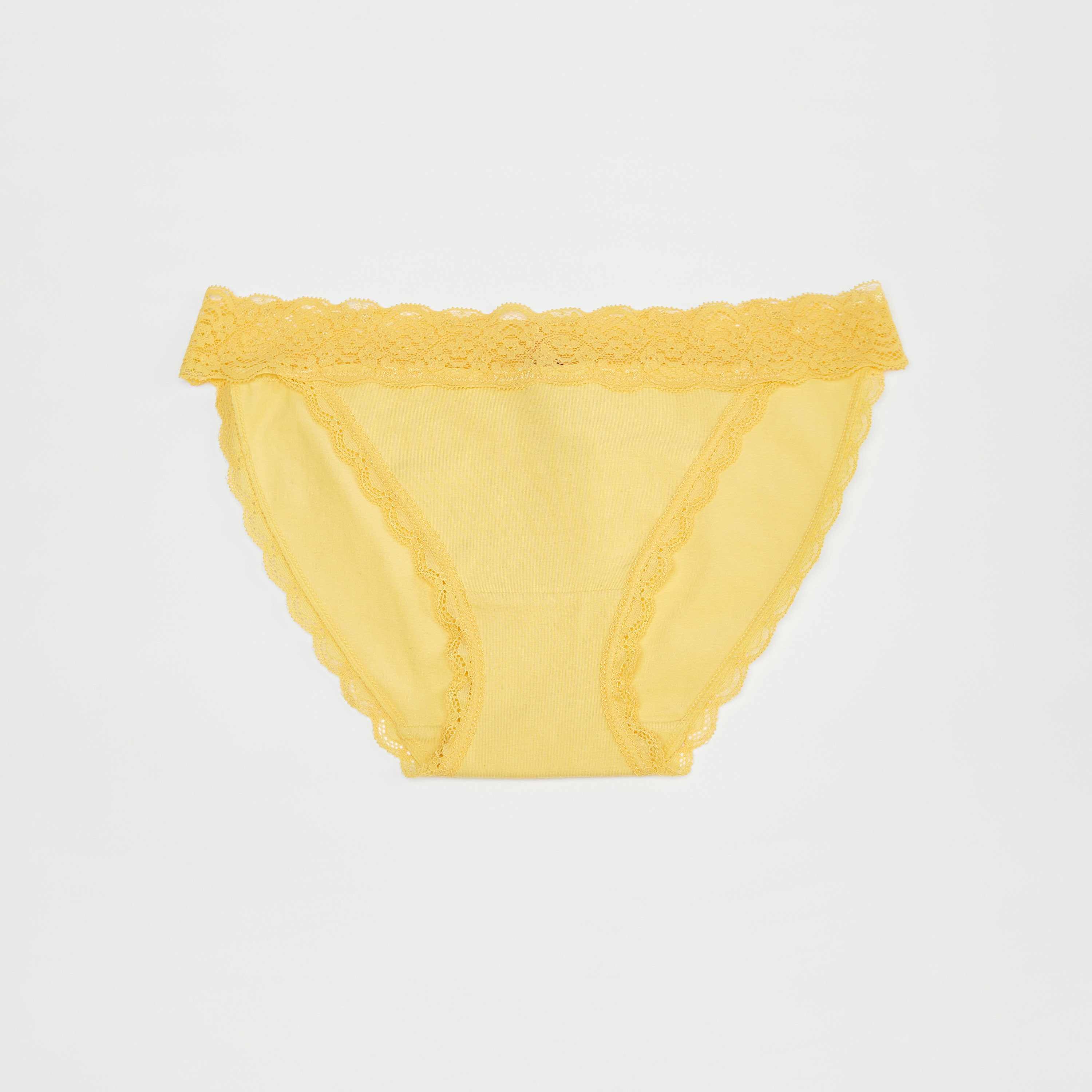سروال بيكيني بخصر مطّاطي متوسط الارتفاع وتفاصيل دانتيل-women-clothing-lingerie-panties-image-10