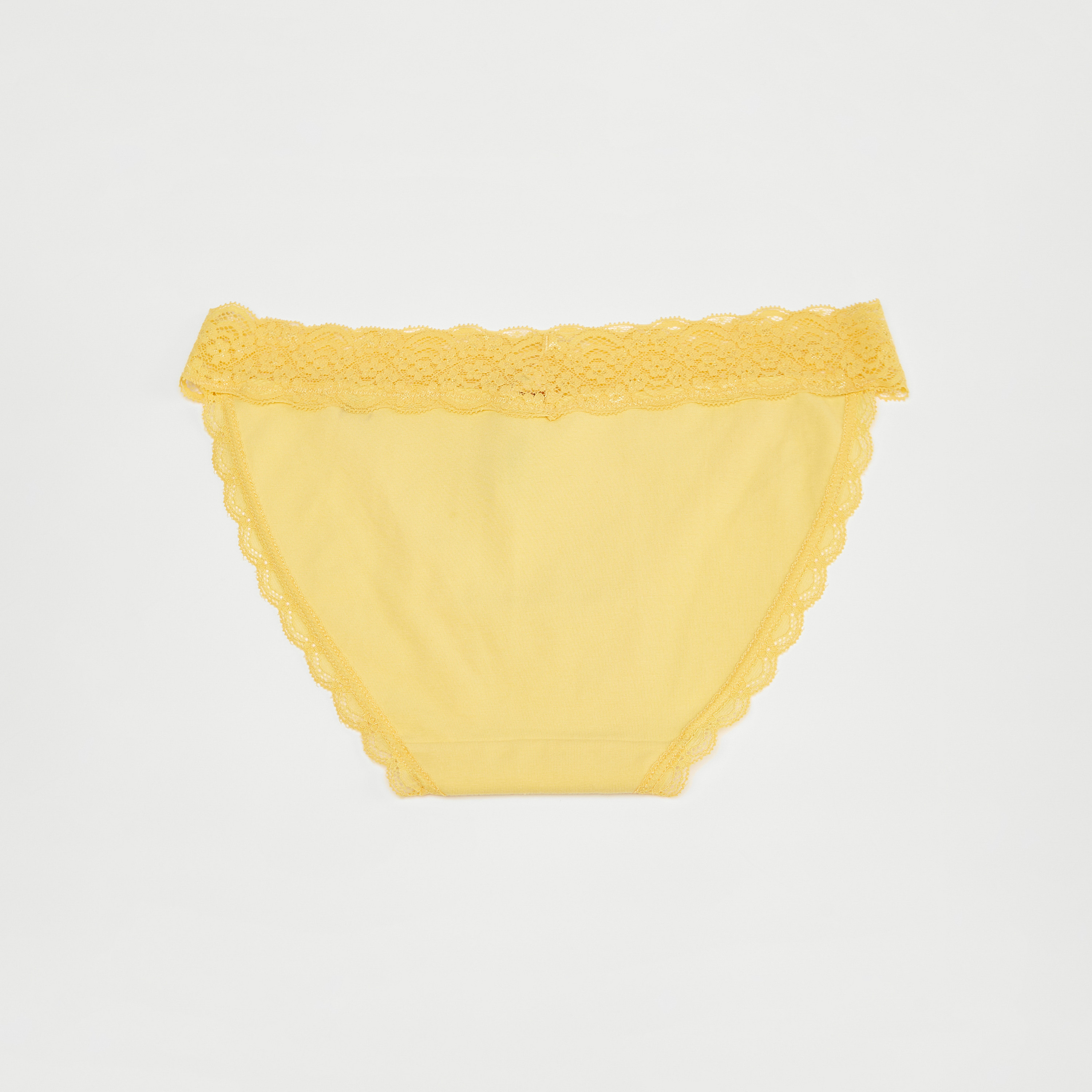 سروال بيكيني بخصر مطّاطي متوسط الارتفاع وتفاصيل دانتيل-women-clothing-lingerie-panties-image-12