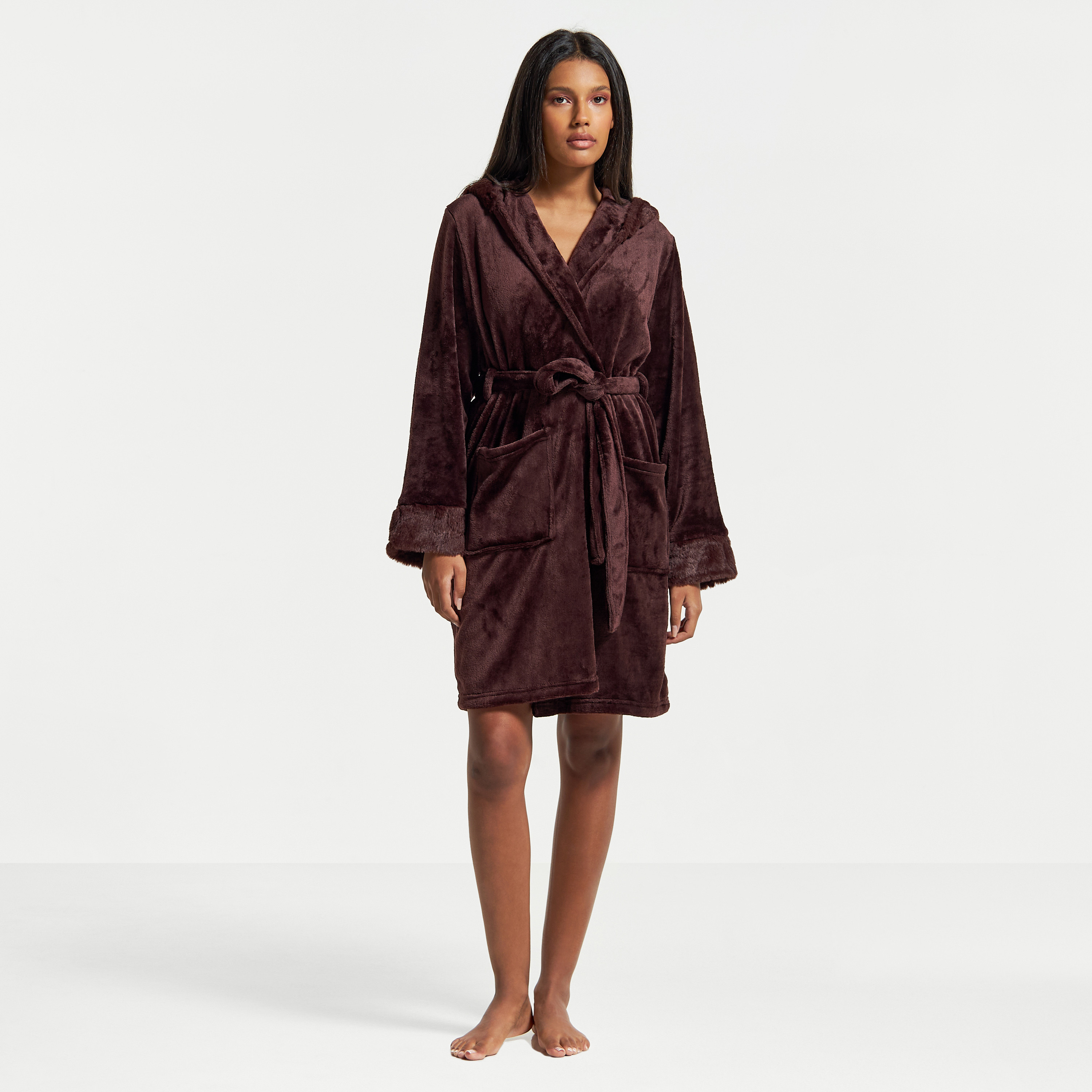 Fleece best sale night robe