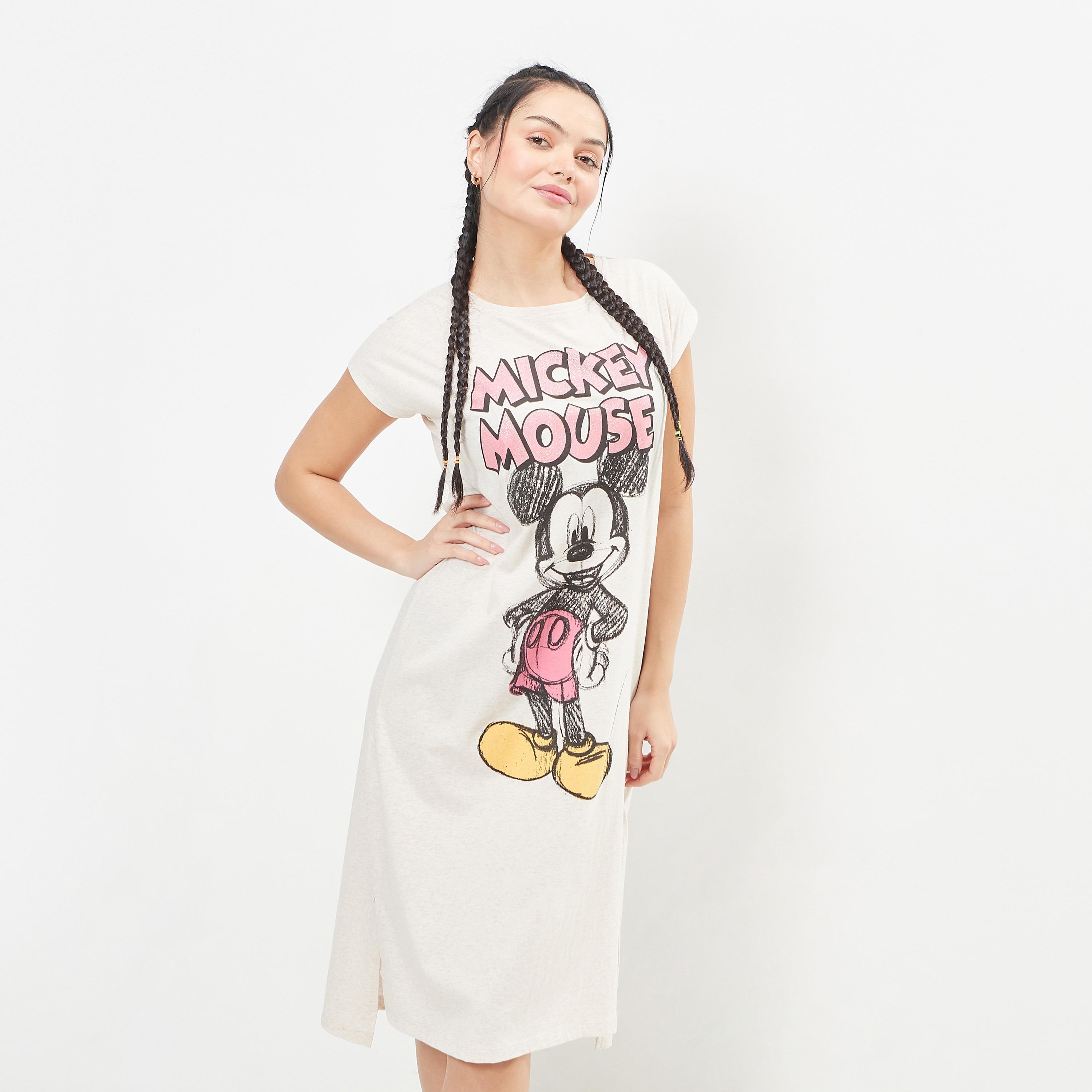 Womens mickey mouse t cheap shirt dress