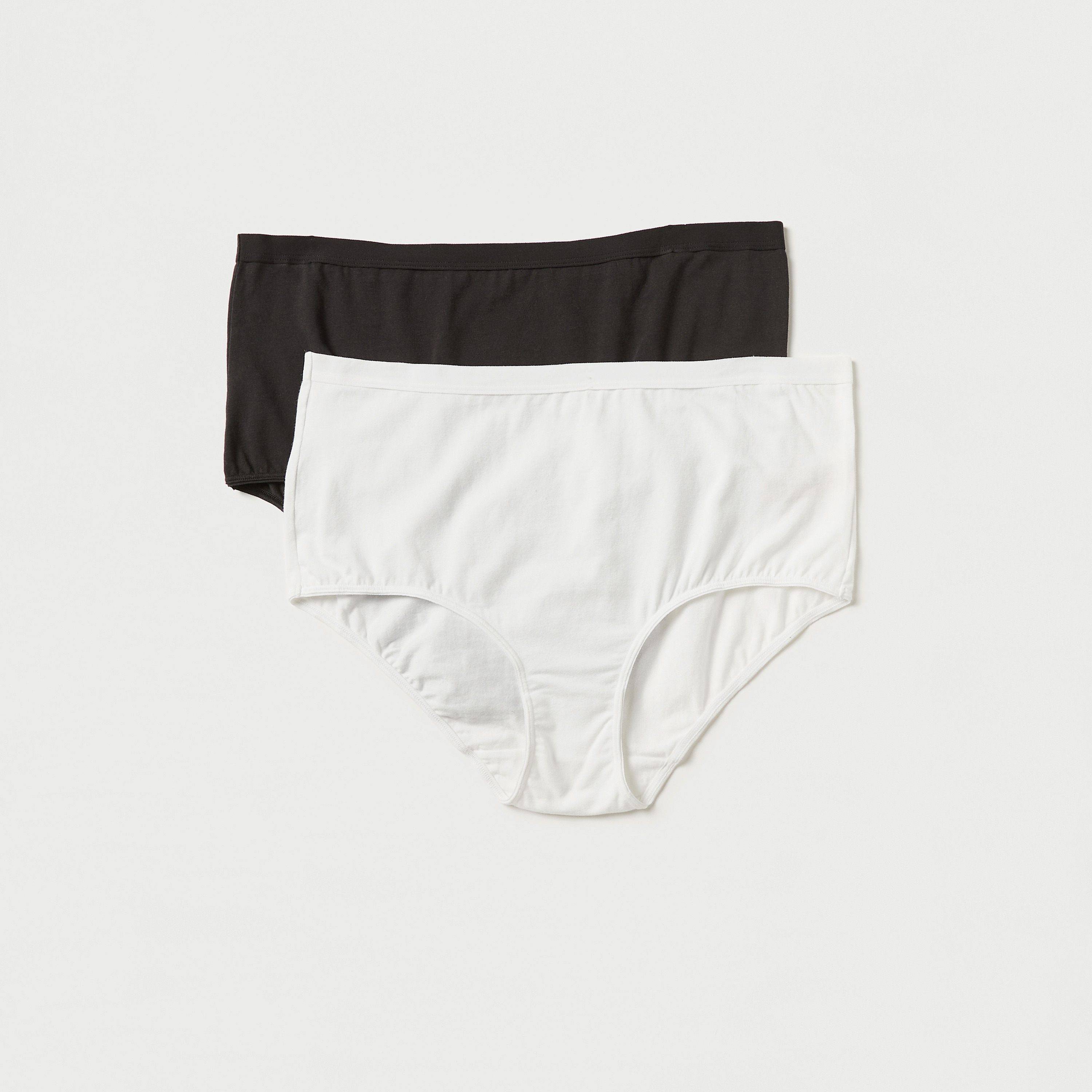 Buy Women s Set of 2 Solid Full Briefs with Elasticised