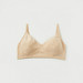 Solid Non-Wired Non-Padded Bra with Hook and Eye Closure