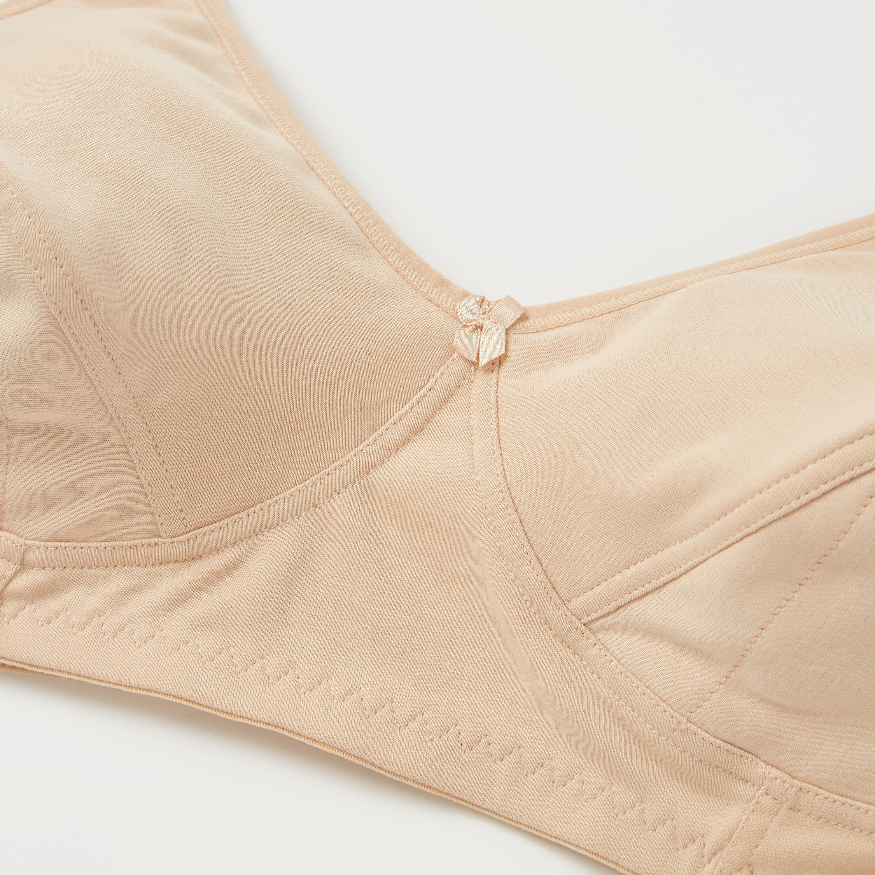 Non-Wired Non-Padded Bra with Hook and Eye Closure-women-clothing-lingerie-bras-image-2