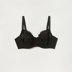 Shop Lace Detail Non-Padded Bra Online