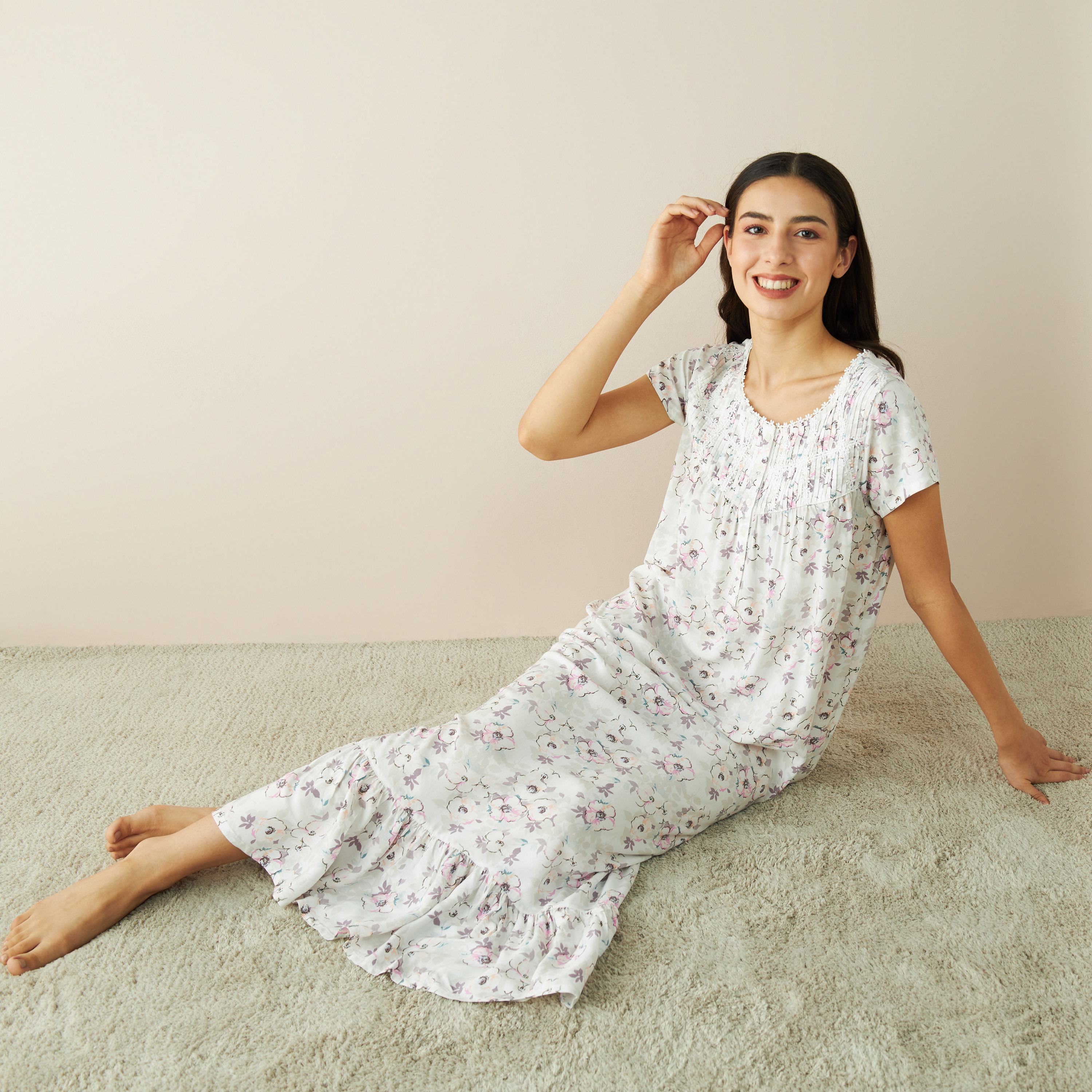 Night gown cotton online hot sale