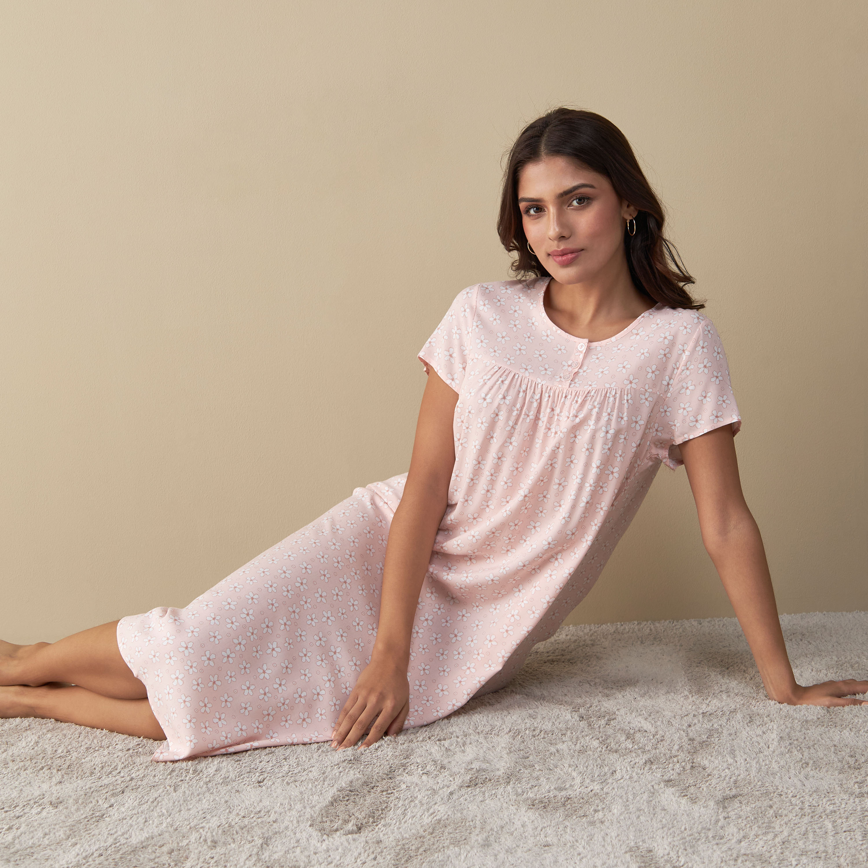 Tie Front Lace Yoke & Sleeve Mesh Overlay Nightdress for Sale Australia|  New Collection Online| SHEIN Australia | Night dress, Night gown, Cold  shoulder dress