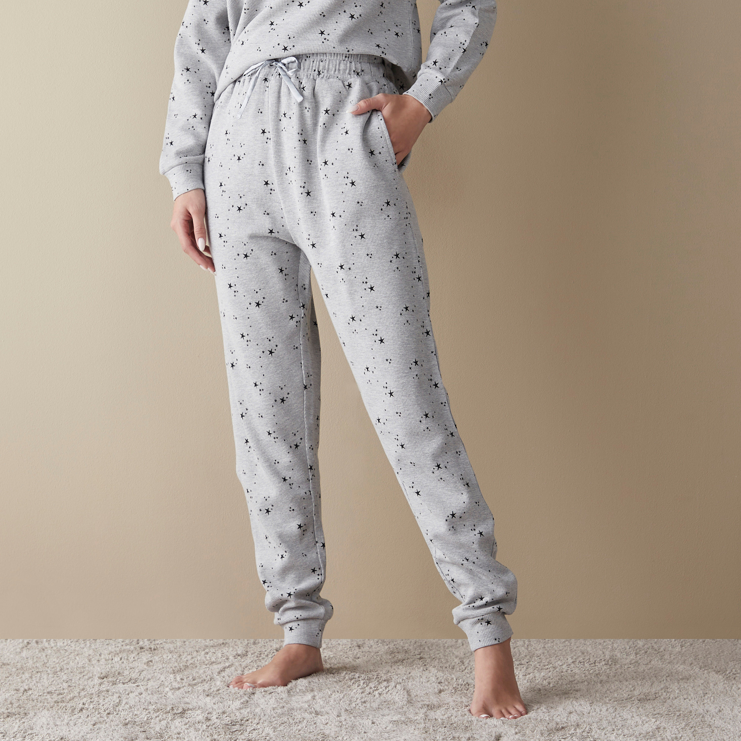 All-Over Print T-shirt and Pyjama Set-women-clothing-nightwear-pyjamas-longsets-image-4