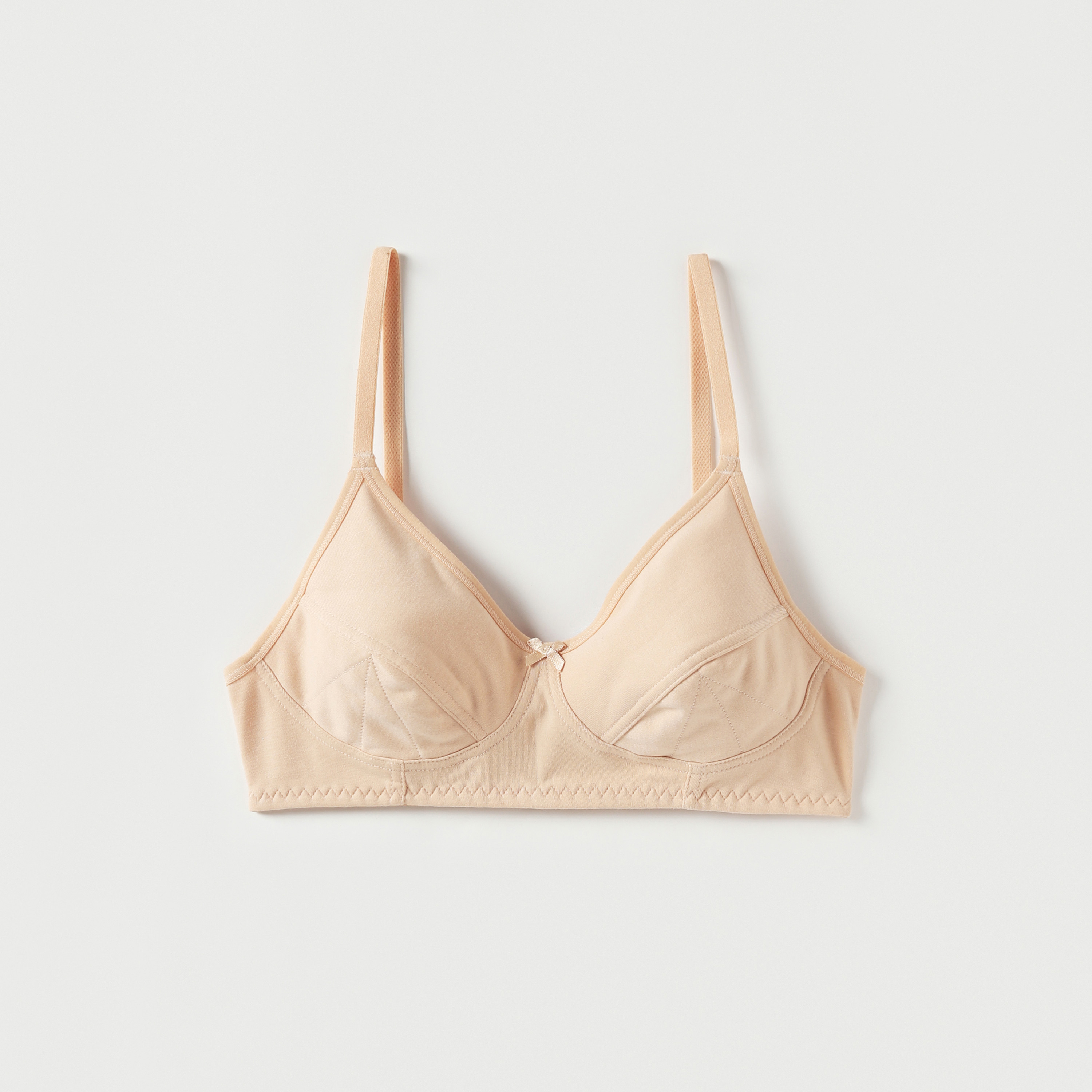 Non-Wired Non-Padded Bra with Adjustable Straps-women-clothing-lingerie-bras-image-5