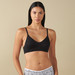 Buy Solid Non-Wired Non-Padded Bra with Adjustable Straps