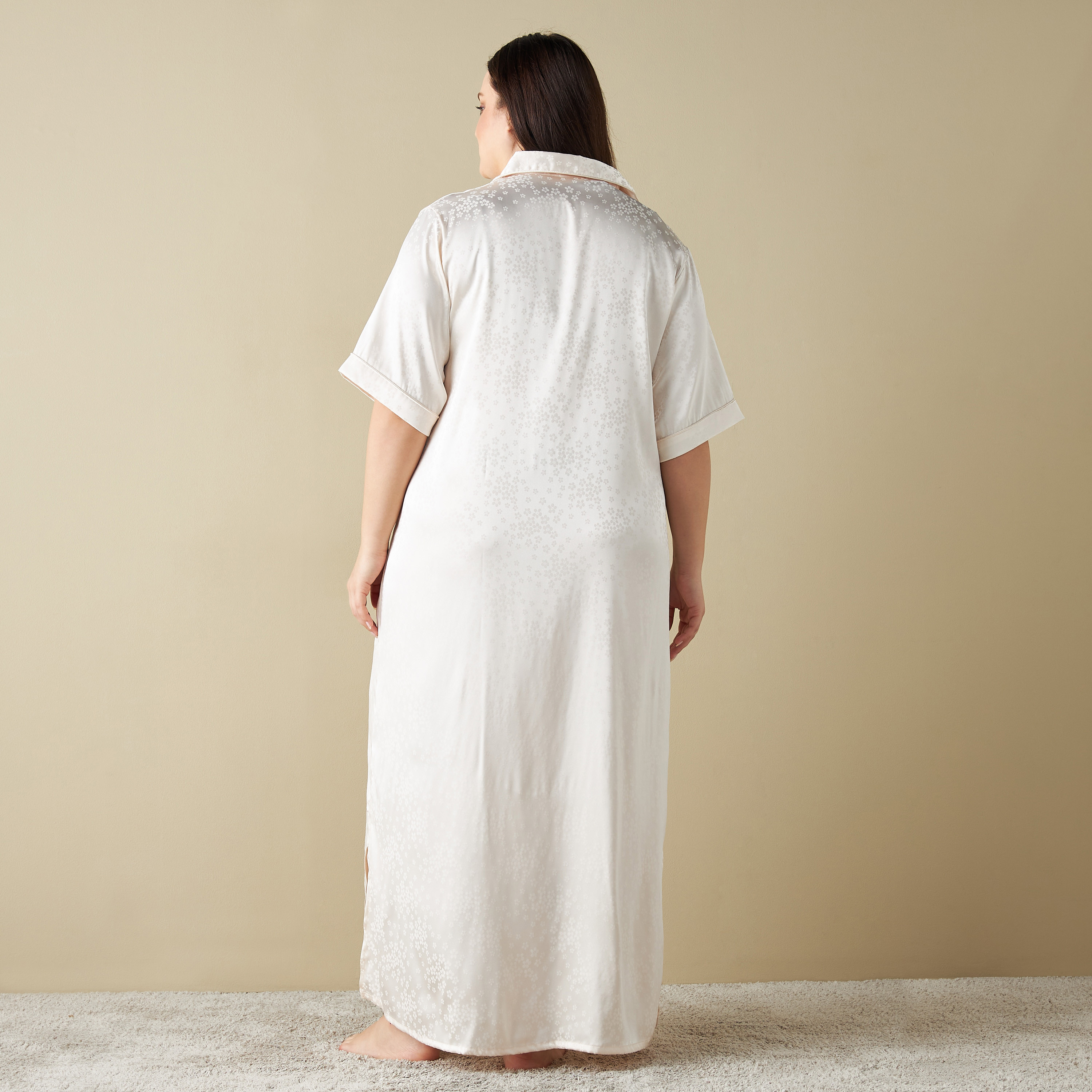 Plus size nightgown and robe set sale