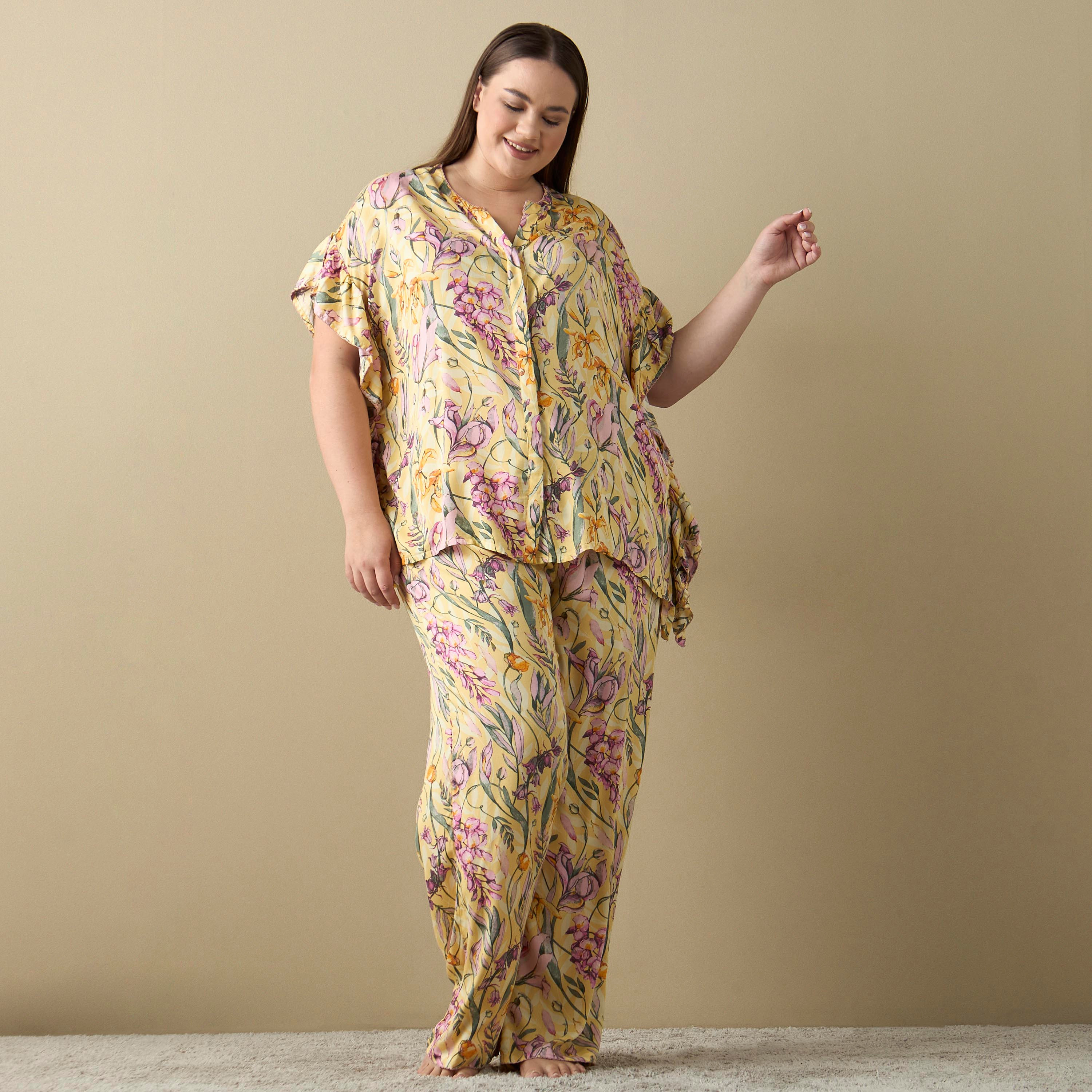 Plus size kaftan nightwear sale