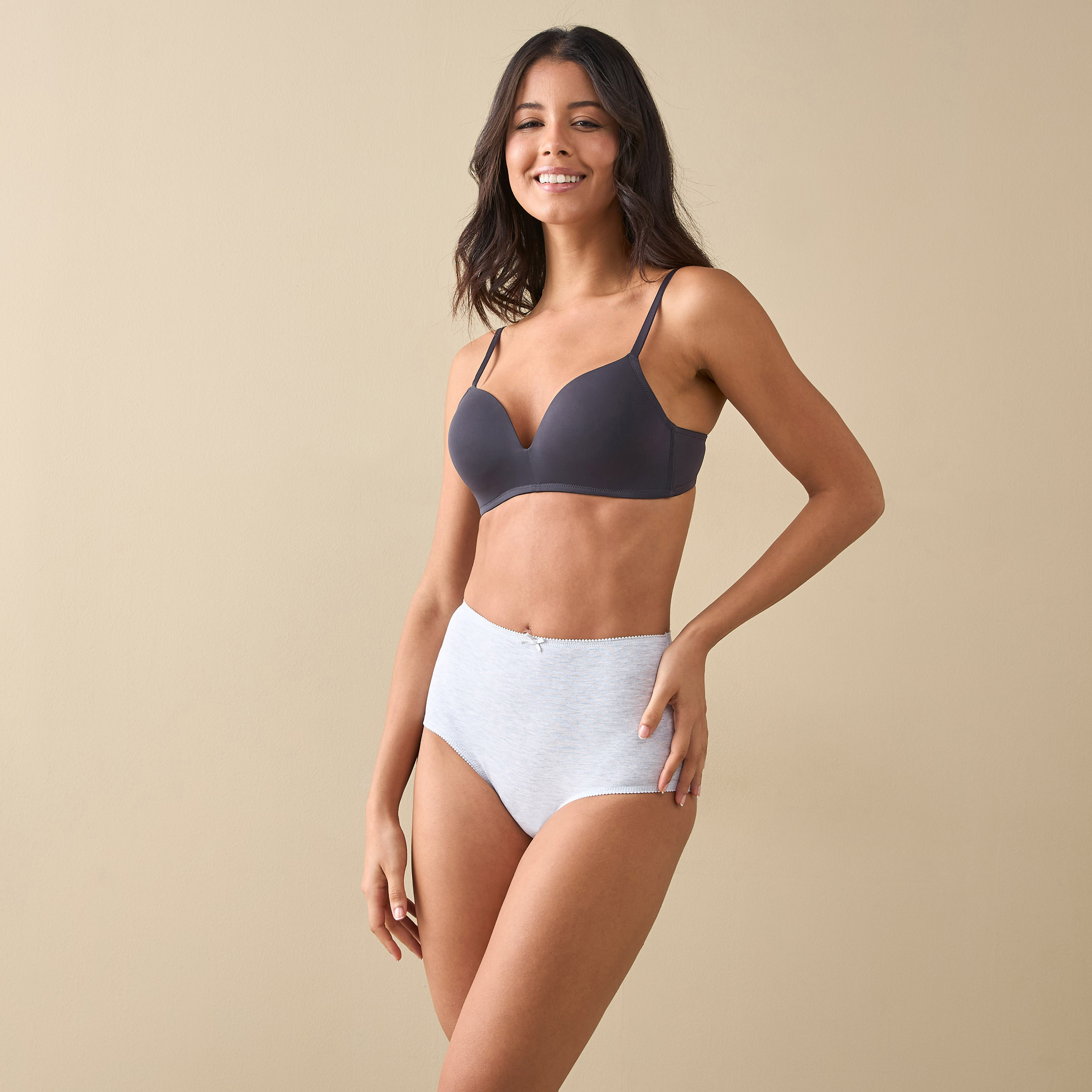سراويل داخلية بخصر مطّاطي - طقم من 5 قطع-women-clothing-lingerie-panties-image-2