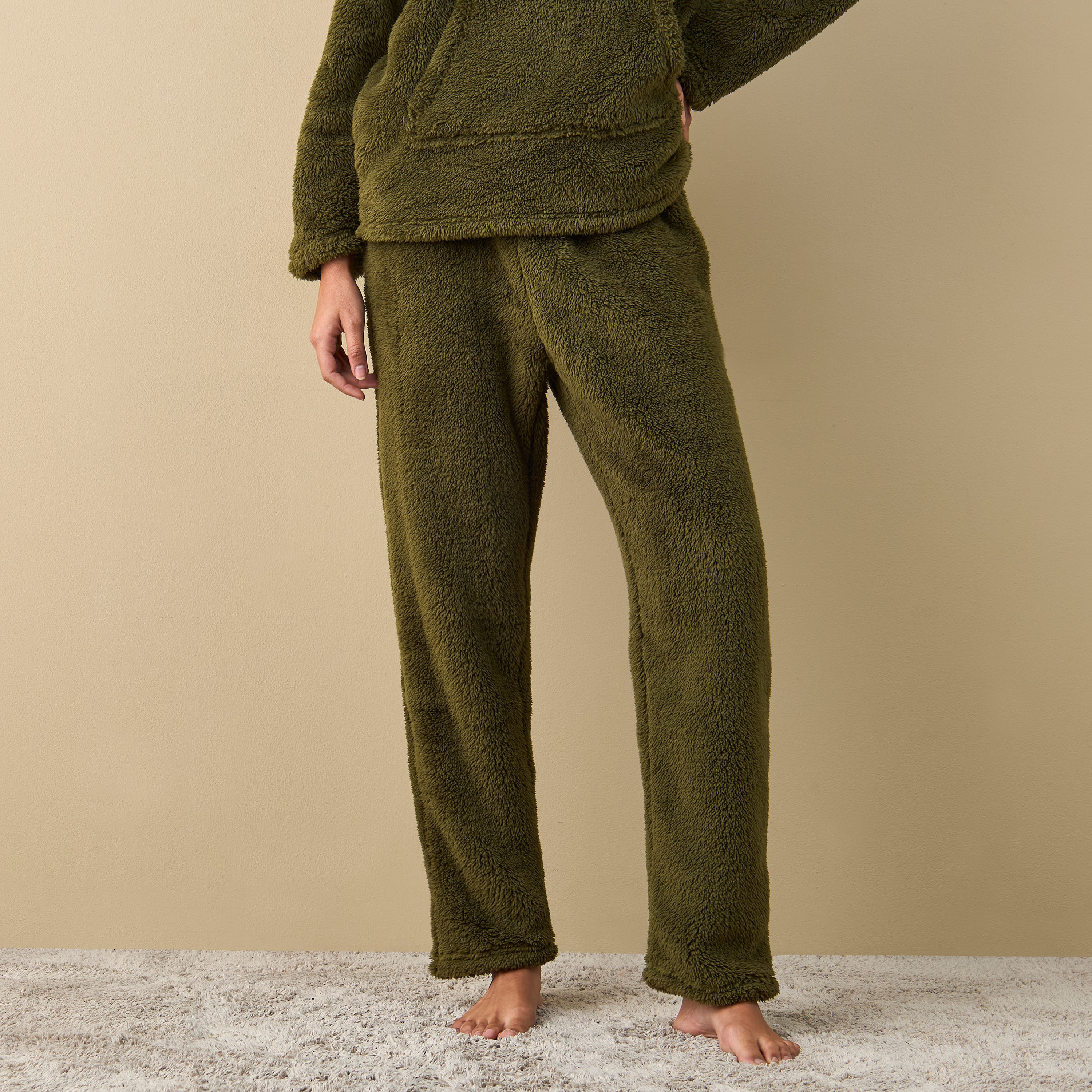 Textured Long Sleeves Hoodie and Pyjama Set-women-clothing-nightwear-pyjamas-longsets-image-4