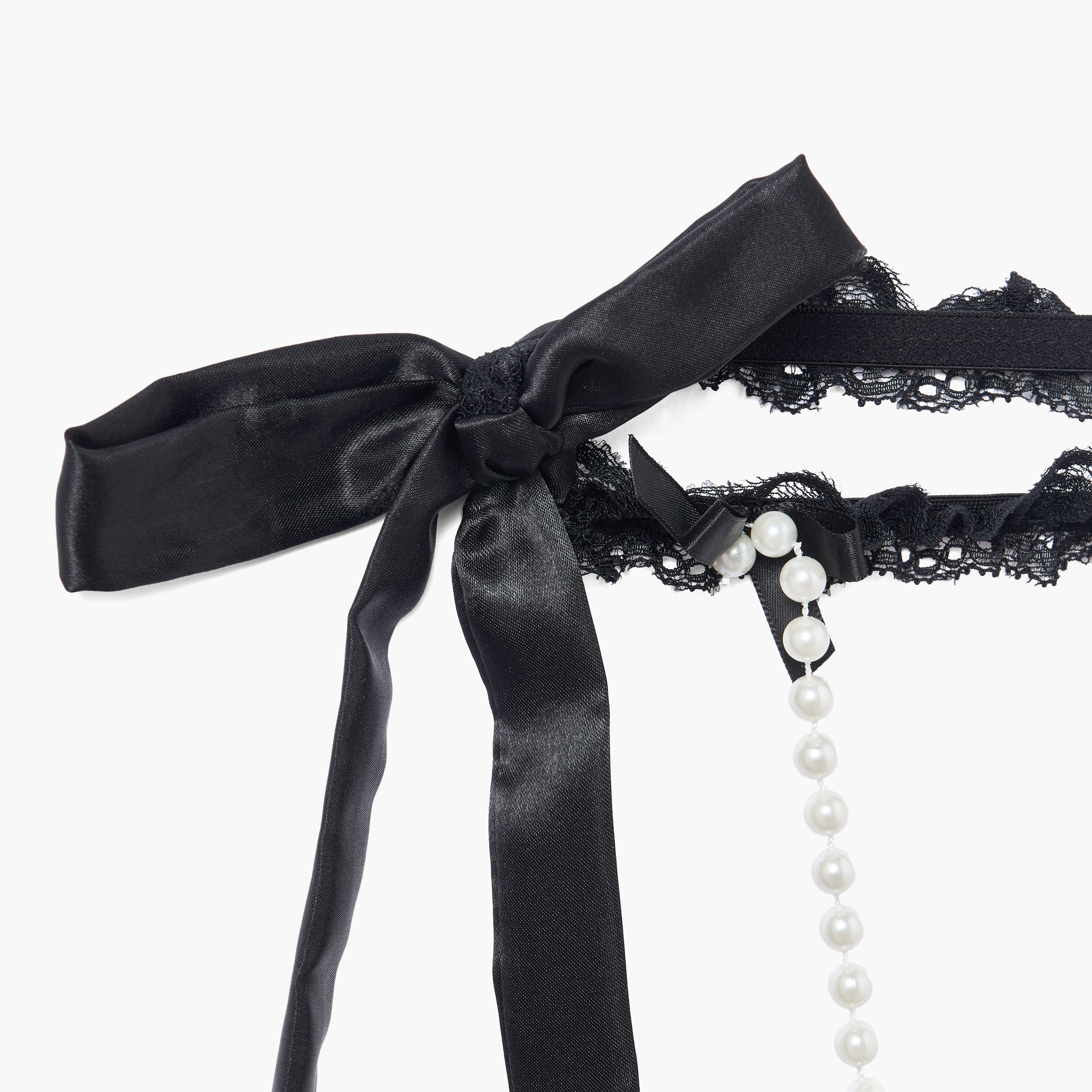 طقم إكسسوارات لانجري مزين بالخرز- قطعتين-women-clothing-lingerie-lingerieaccessories-image-5