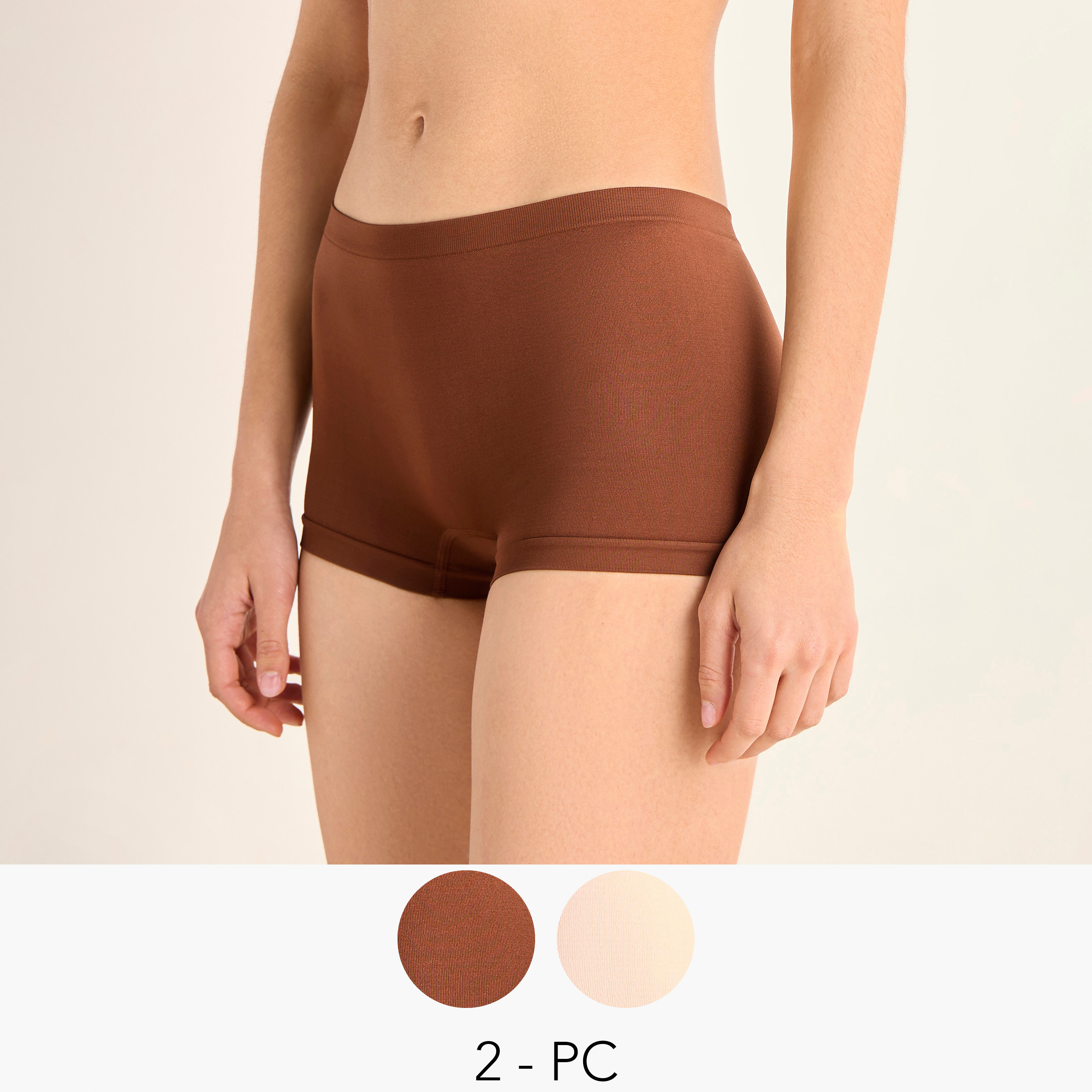 طقم سروال داخلي لتشكيل الجسم قطعتين بخصر مطاطي-women-clothing-lingerie-panties-image-1