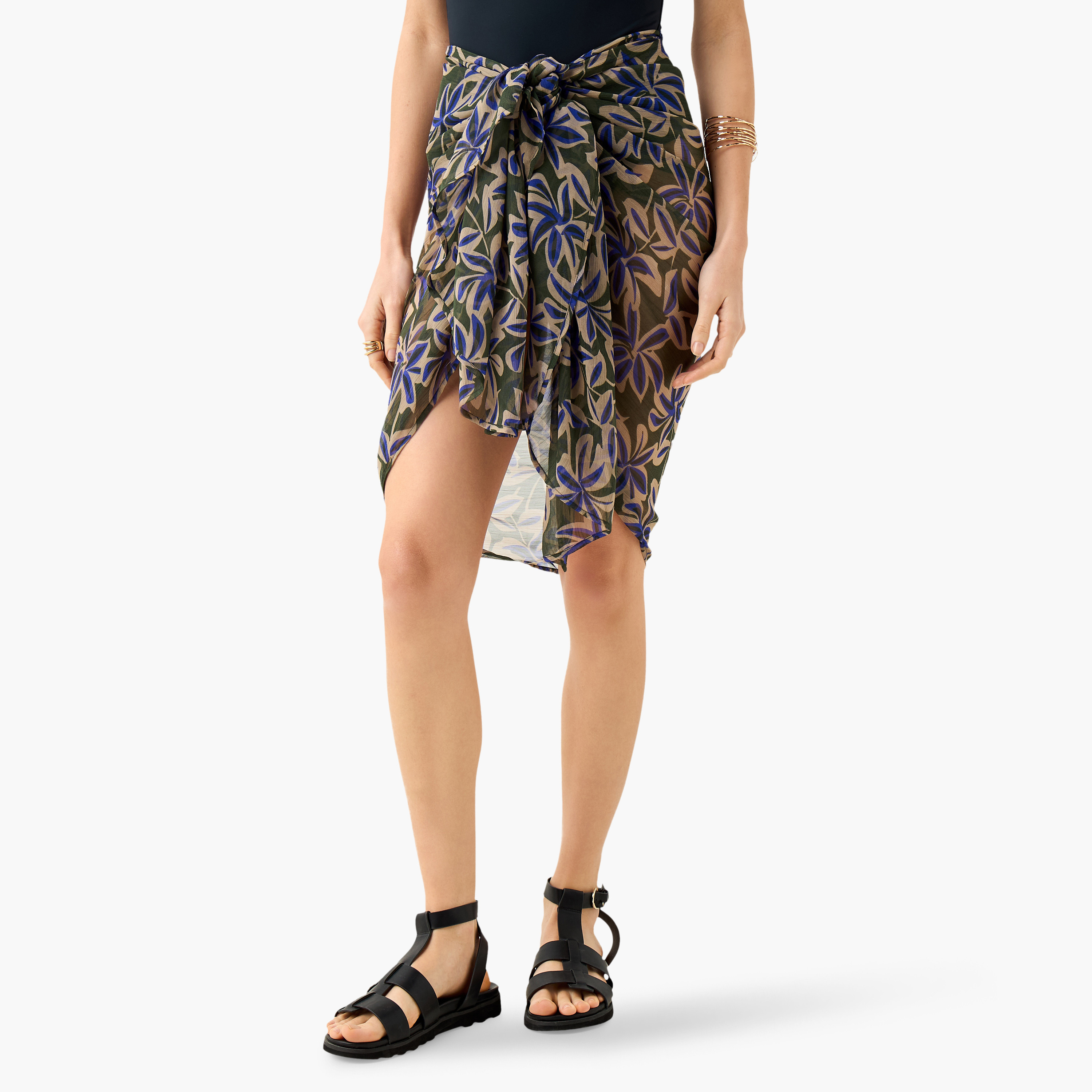 Floral Print Sarong-women-clothing-swimandbeach-beachwear-image-1