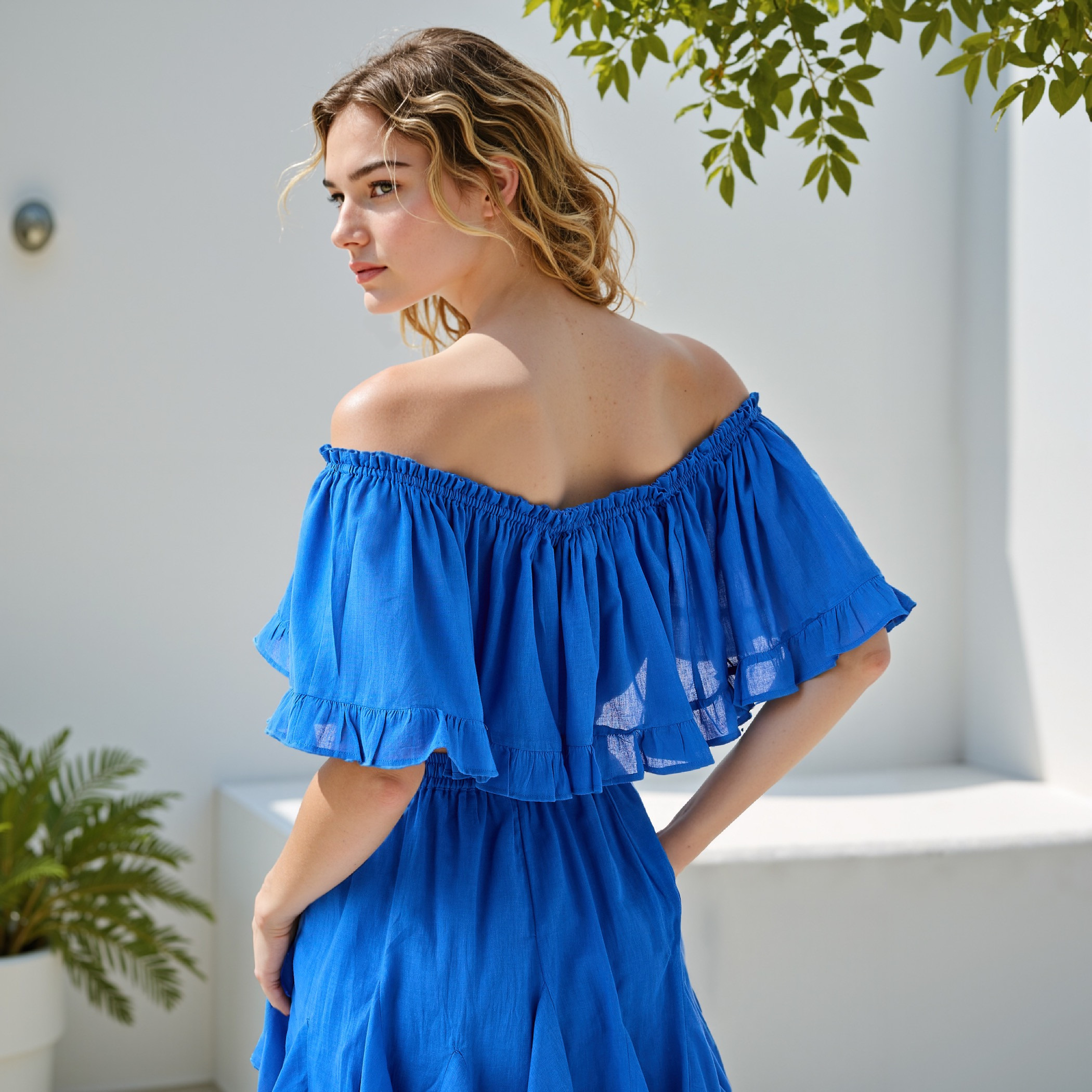 Off Shoulder Crinkle Top-women-clothing-swimandbeach-beachwear-image-4