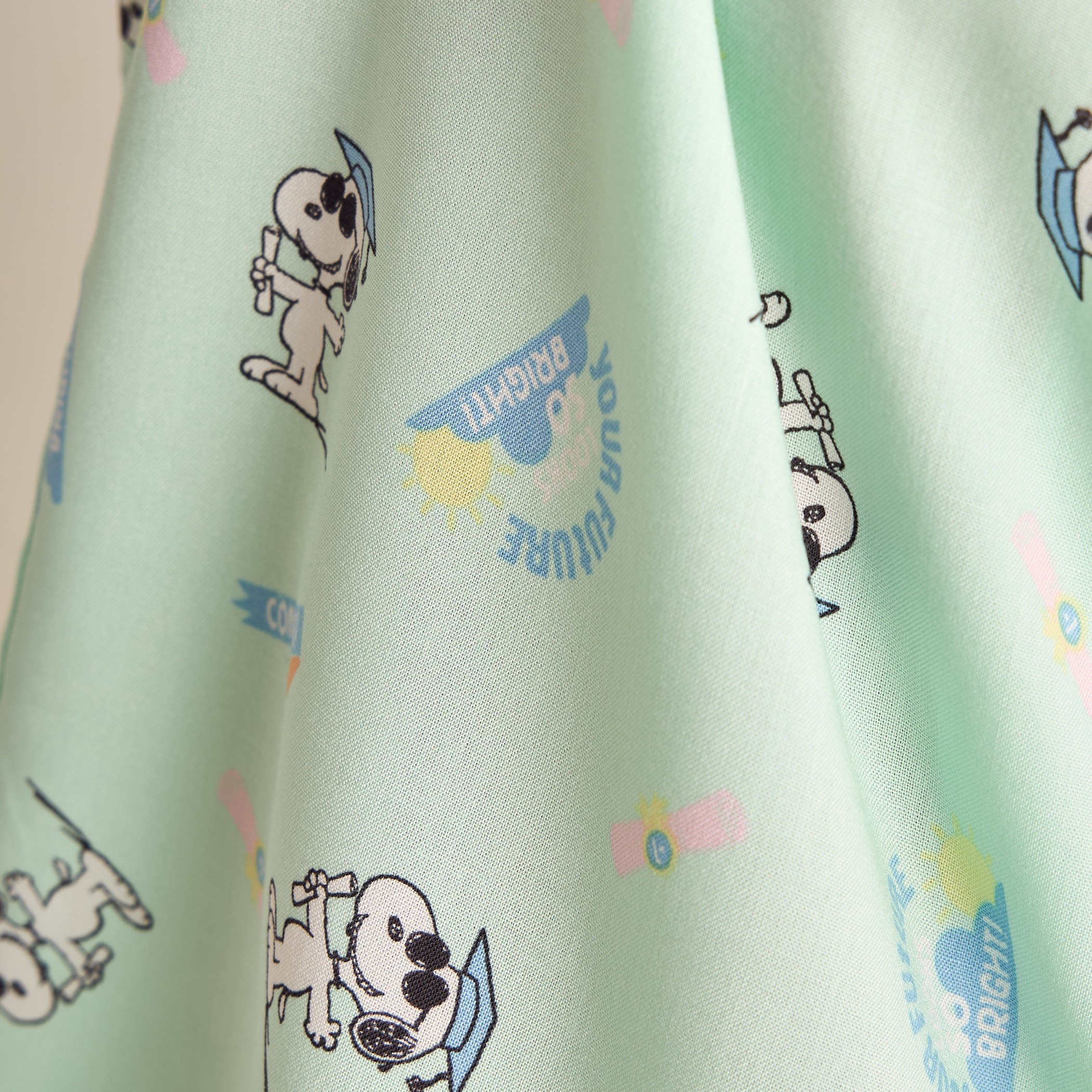 Snoopy Print Pyjama Set-women-clothing-nightwear-pyjamas-longsets-image-6
