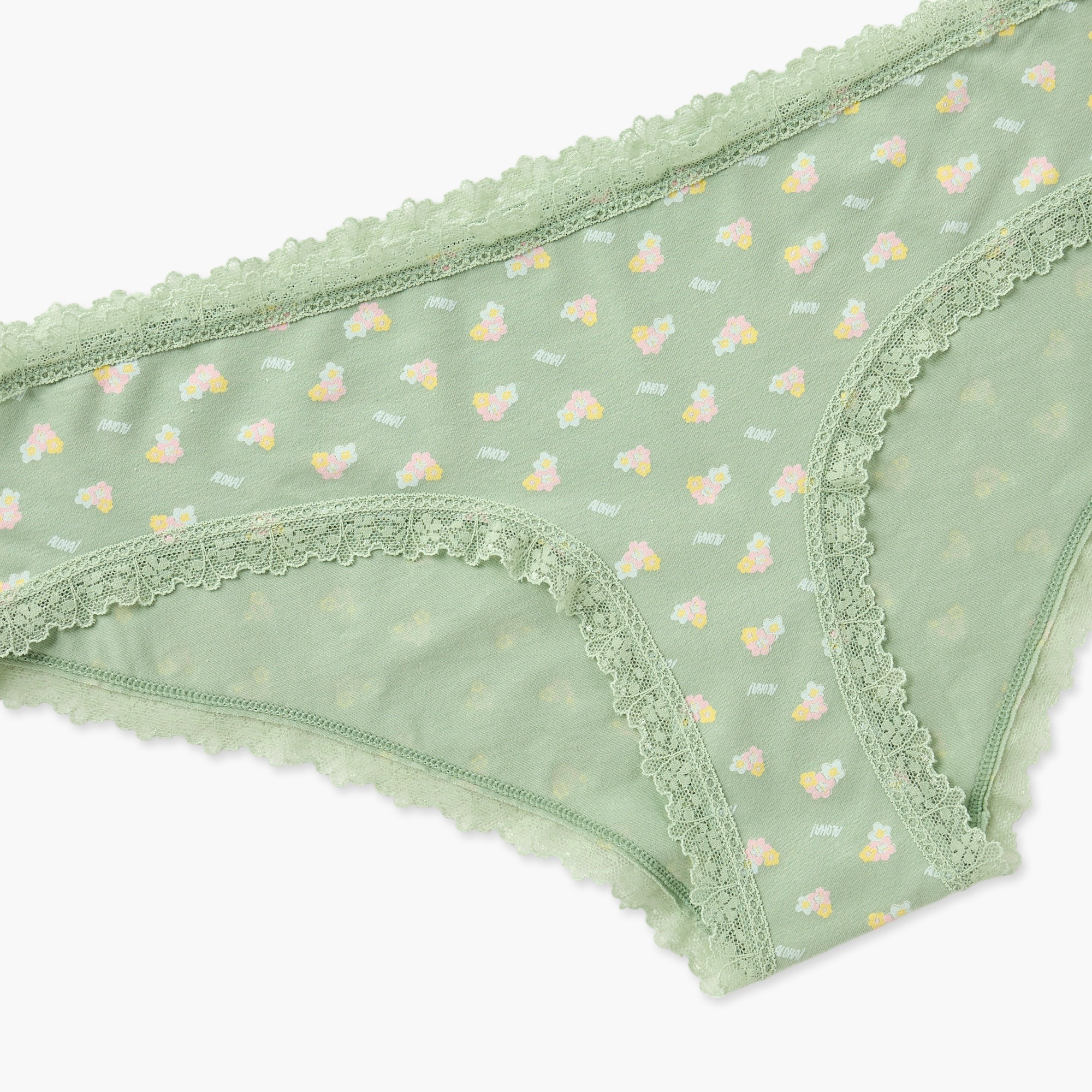 All-Over Floral Print Bikini Briefs with Elasticated Waistband-women-clothing-lingerie-panties-image-3