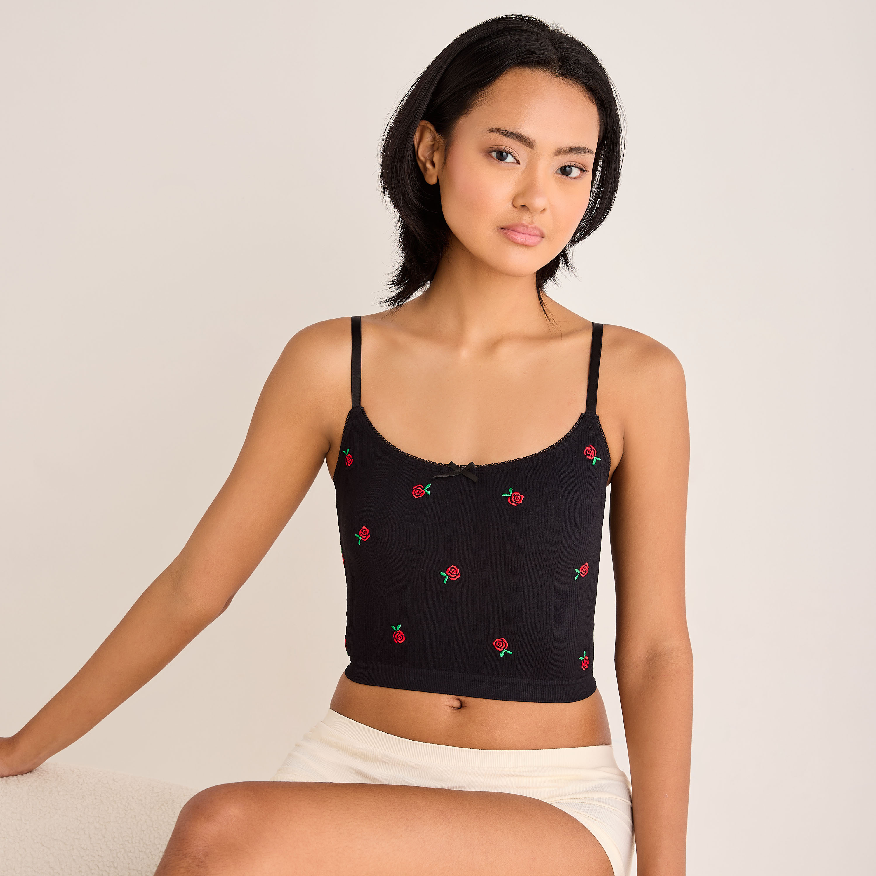 Set of 3 - Assorted Bralette with Bow Detail-women-clothing-lingerie-bras-image-7