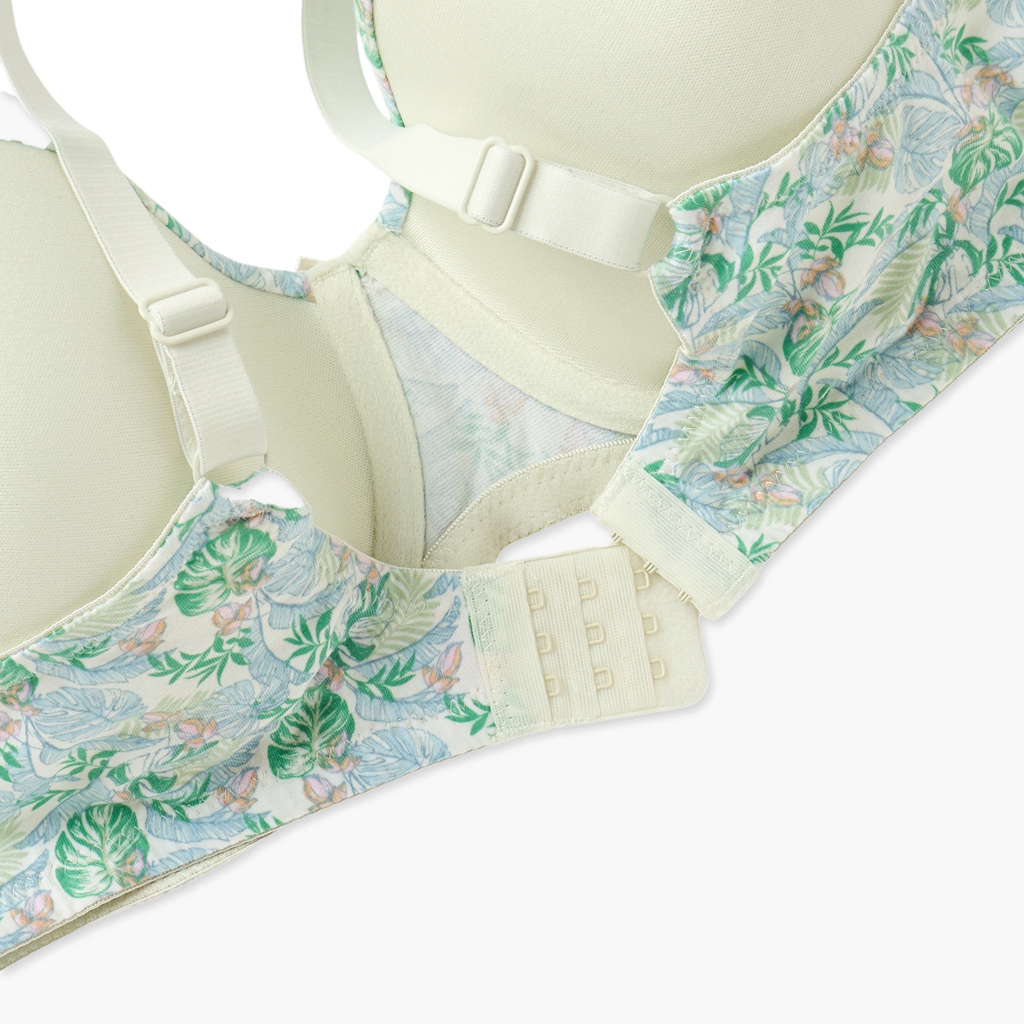 صدرية ديمي سلكية بمشبك إغلاق وطبعات-women-clothing-lingerie-bras-image-12