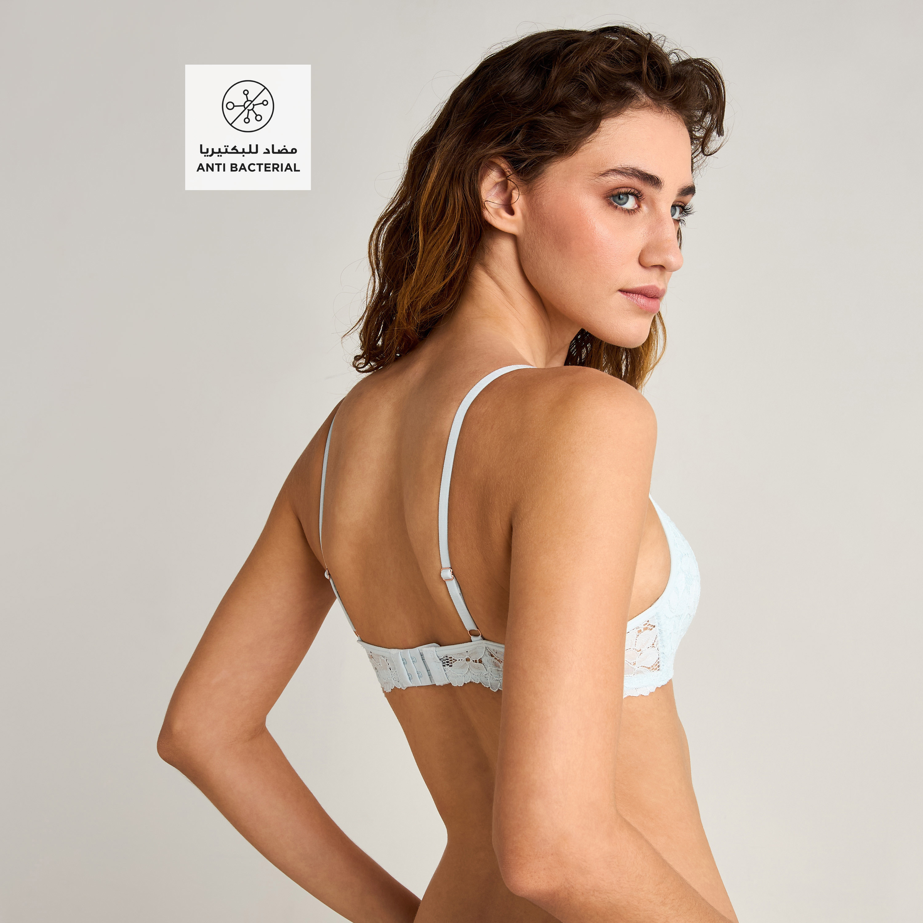 صدرية ديمي دانتيل بمشبك إغلاق-women-clothing-lingerie-bras-image-2