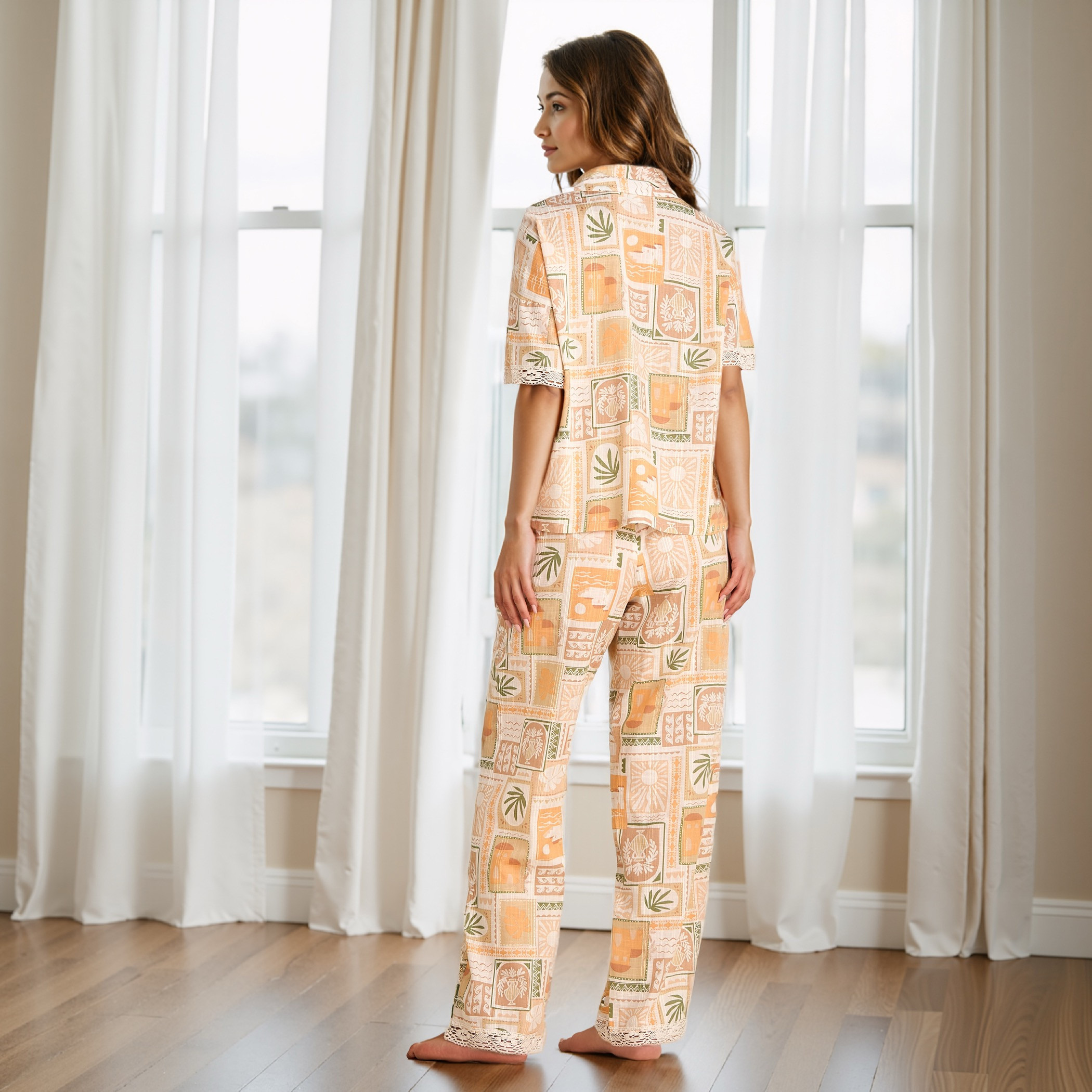 طقم بيجاما بطبعات-women-clothing-nightwear-pyjamas-longsets-image-3