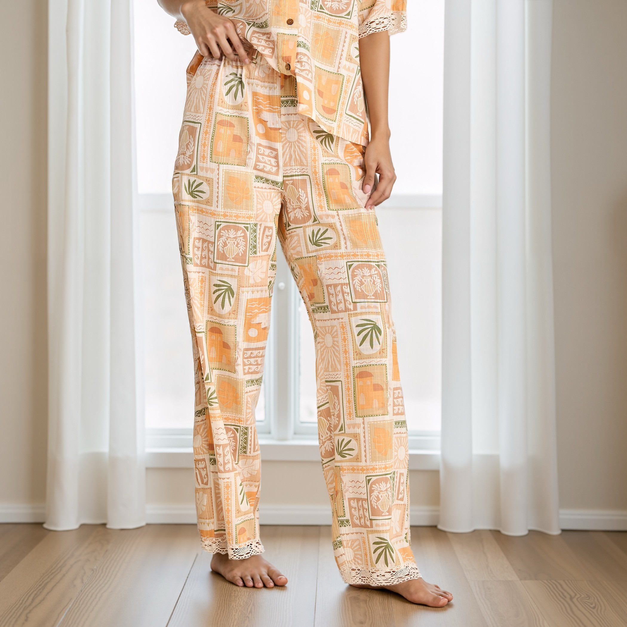 طقم بيجاما بطبعات-women-clothing-nightwear-pyjamas-longsets-image-4