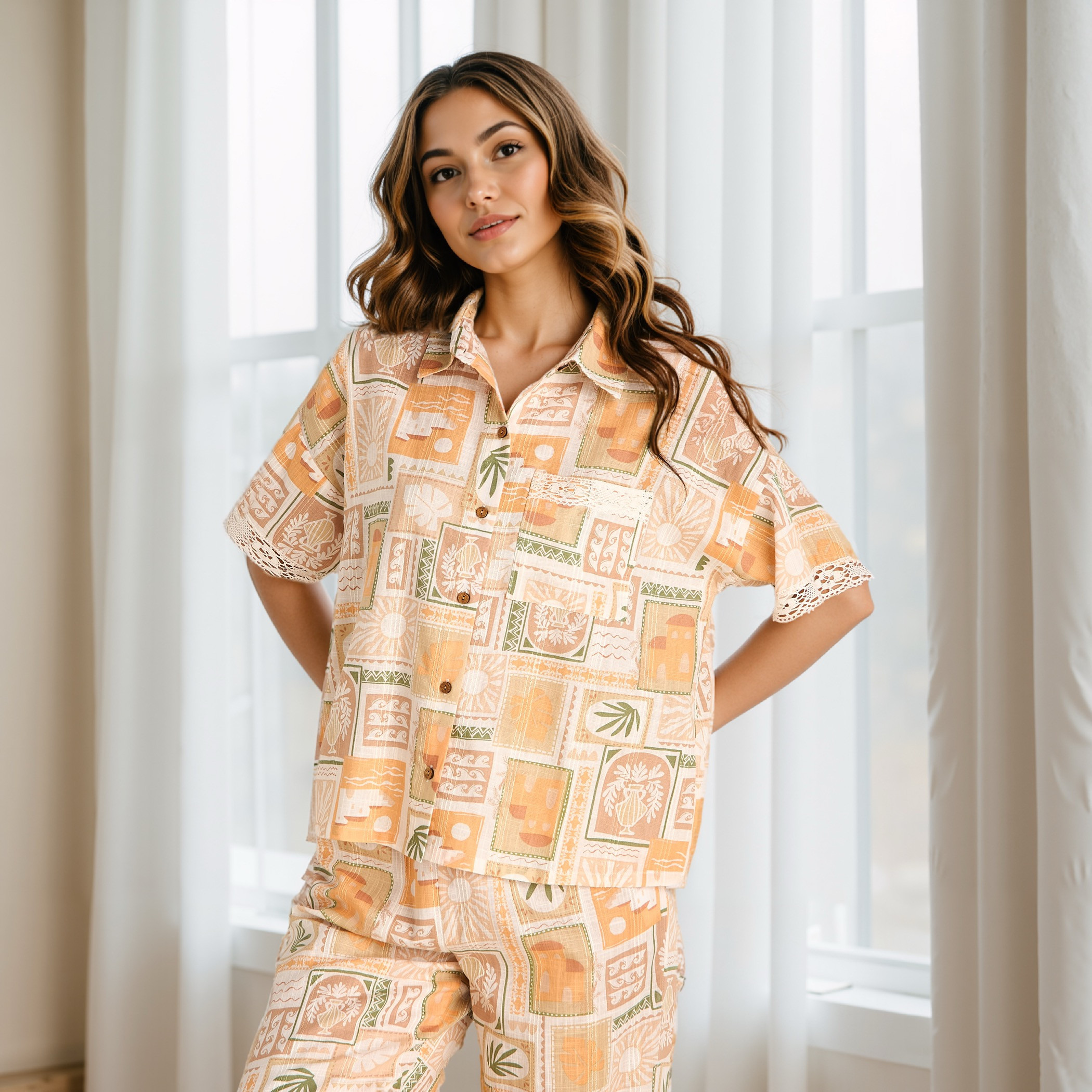 طقم بيجاما بطبعات-women-clothing-nightwear-pyjamas-longsets-image-5