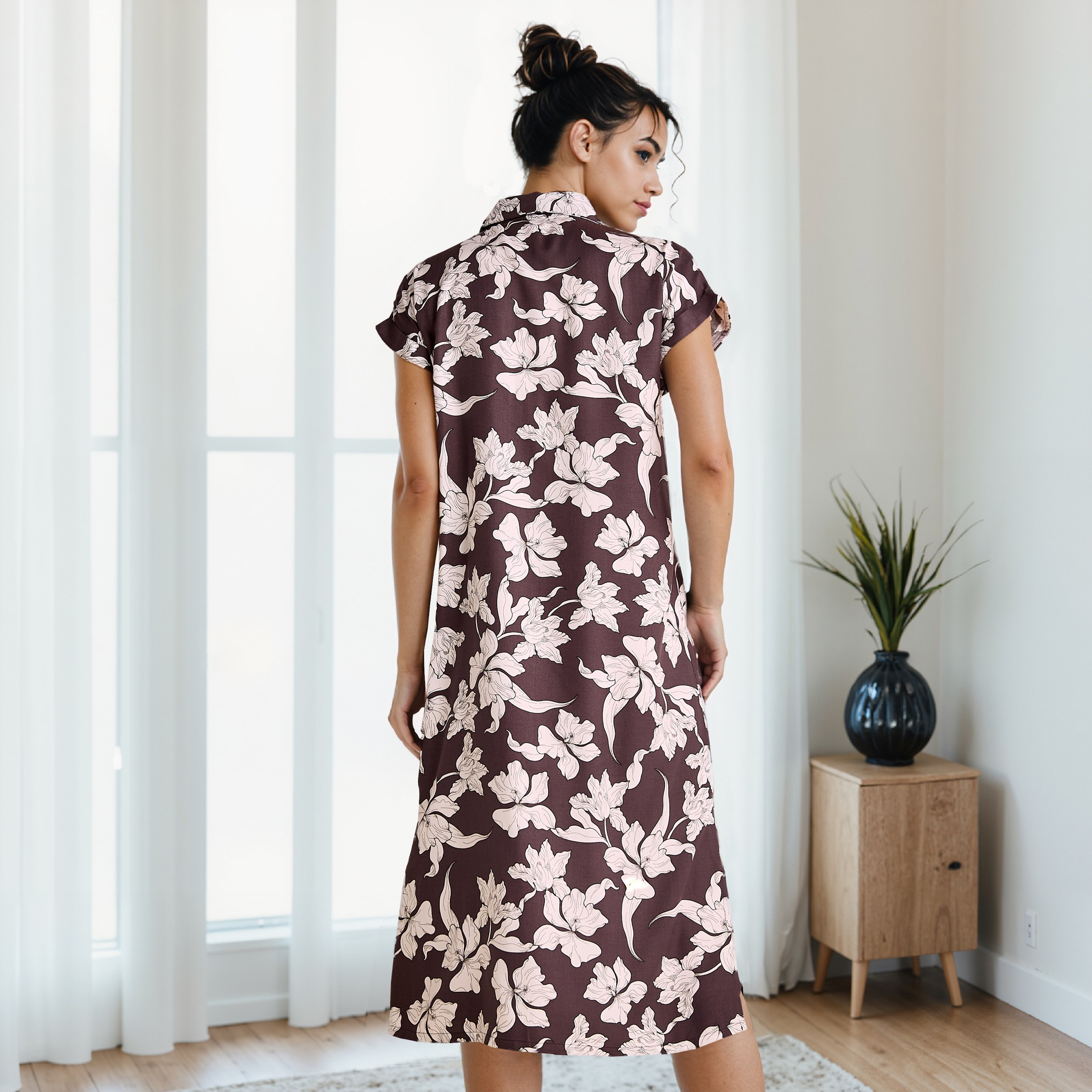 Set of 2 - Assorted Viscose Night Dress-women-clothing-nightwear-nighties-image-4