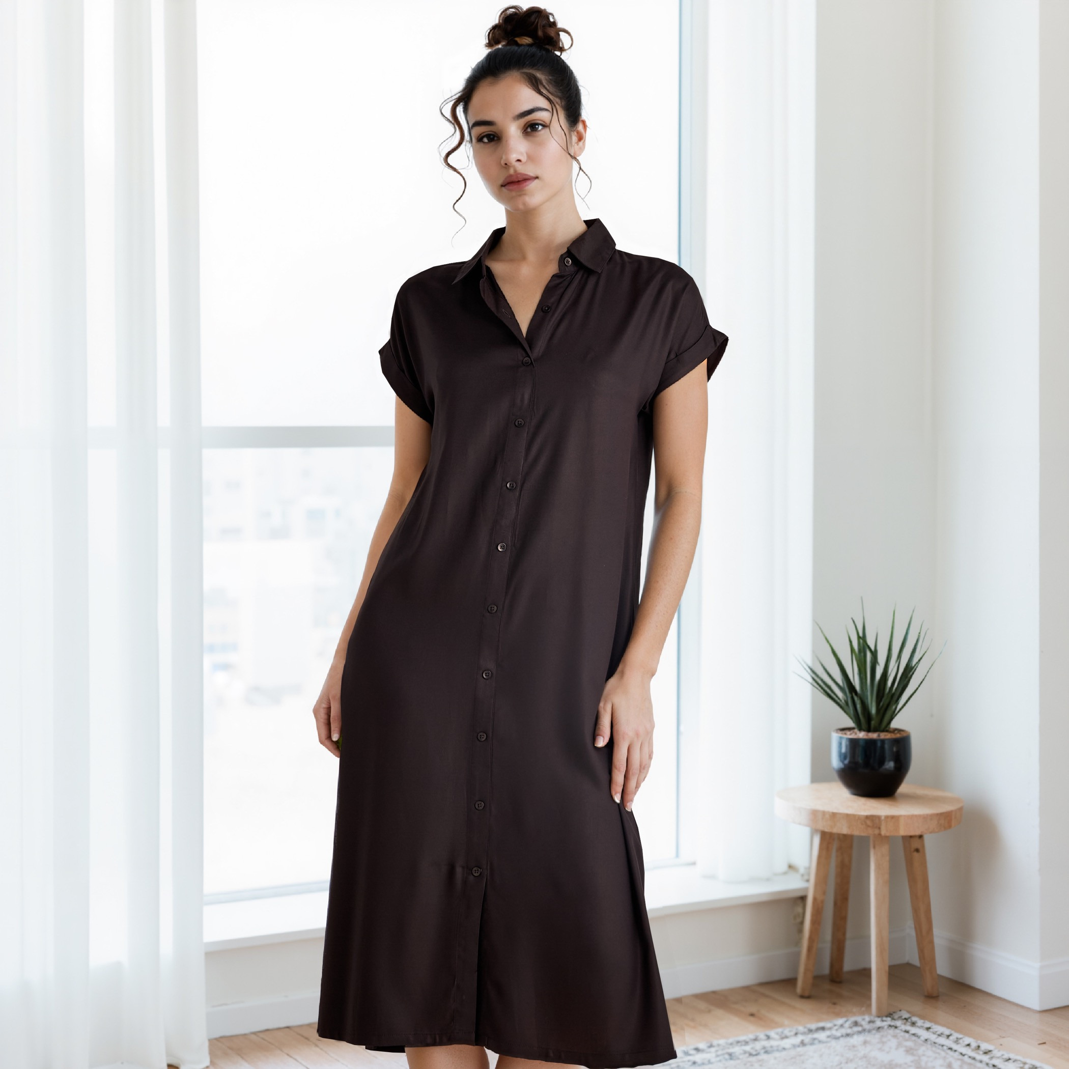 Set of 2 - Assorted Viscose Night Dress-women-clothing-nightwear-nighties-image-7