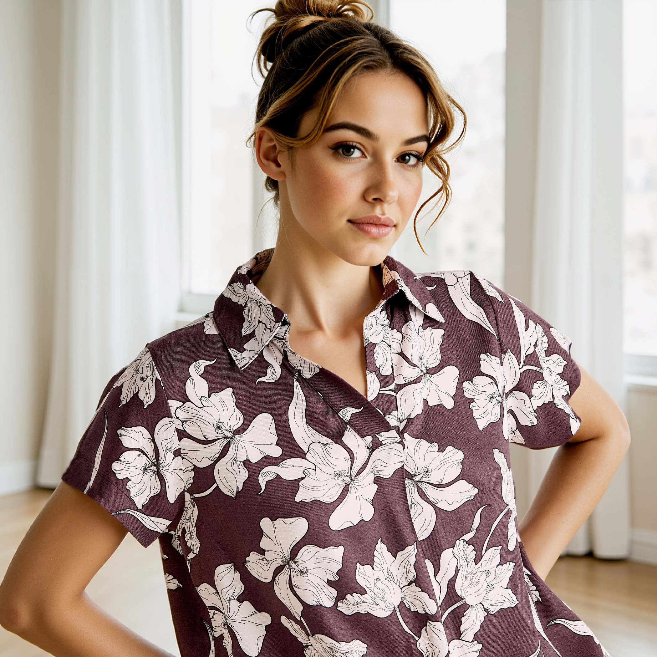 Floral Print Pyjama Set-women-clothing-nightwear-pyjamas-longsets-image-5