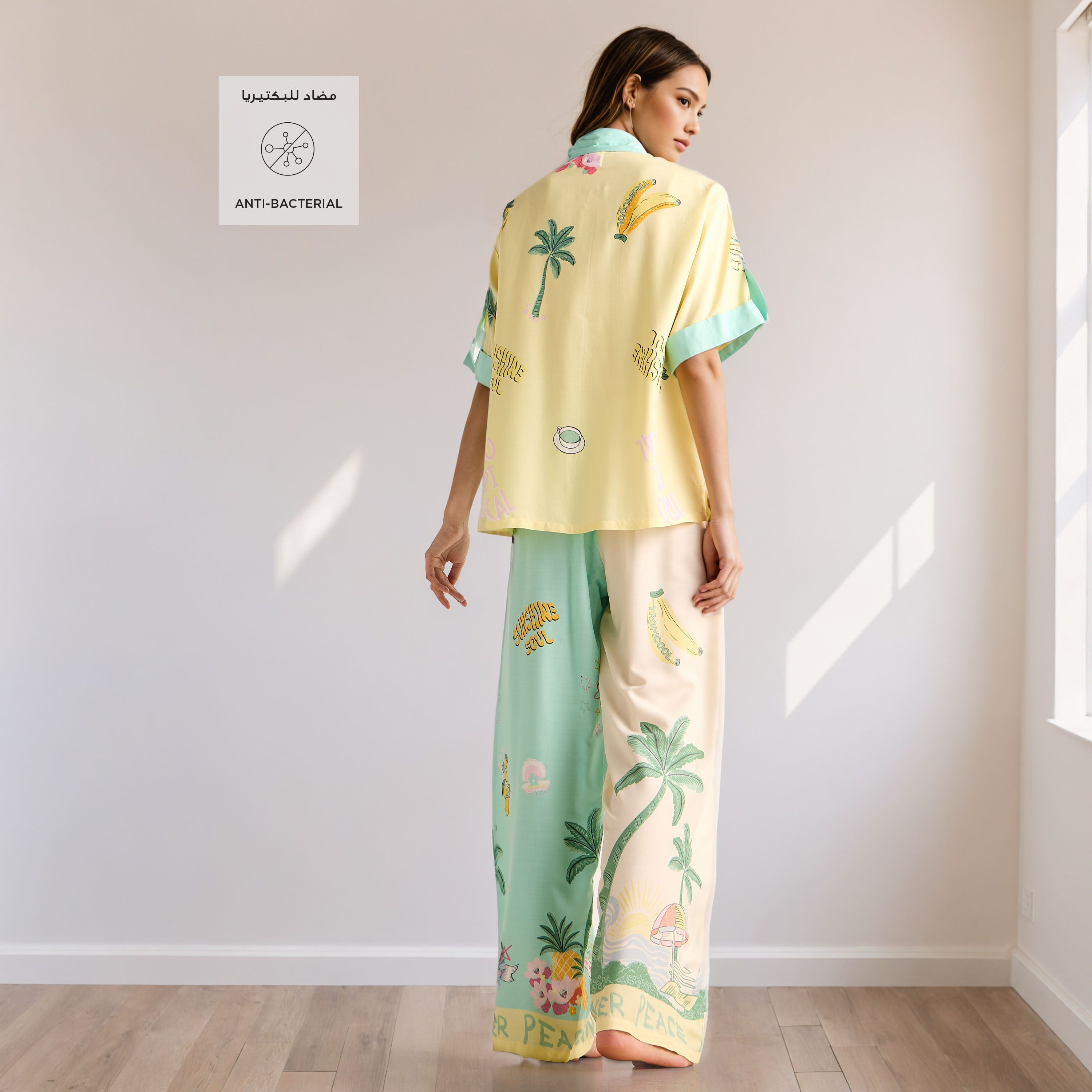 All-Over Print Viscose Shirt and Pyjama Set-women-clothing-nightwear-pyjamas-longsets-image-2