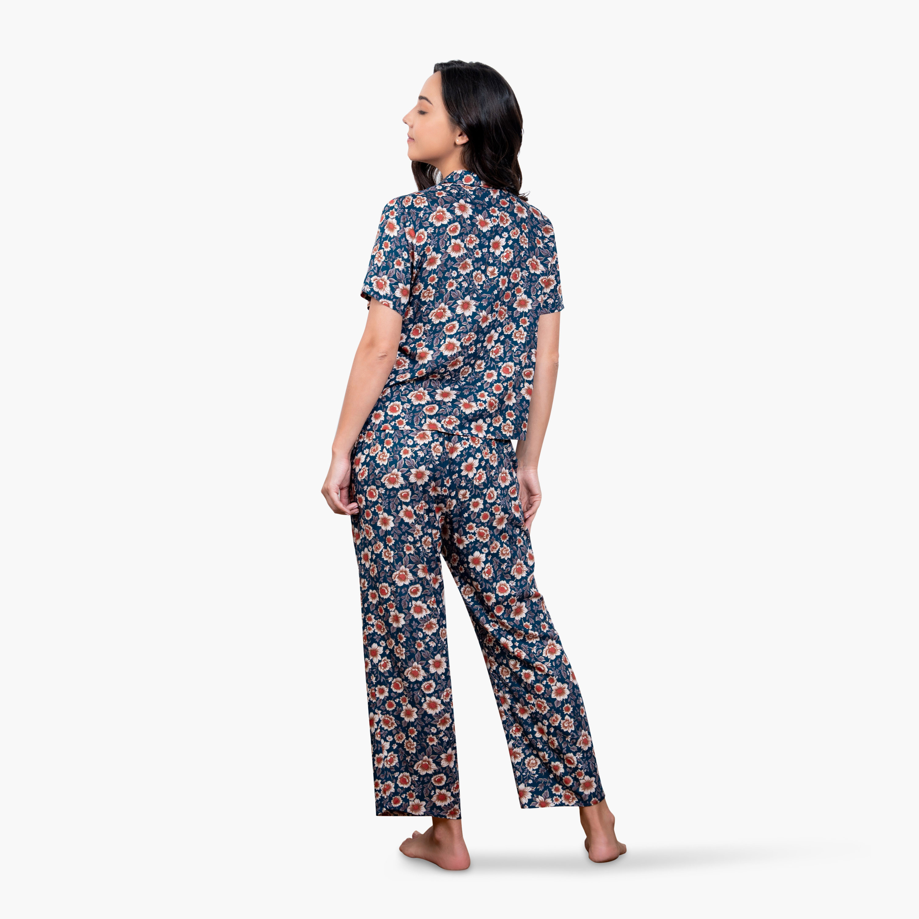 Floral Print Rayon Pyjama Set-women-clothing-nightwear-pyjamas-longsets-image-4