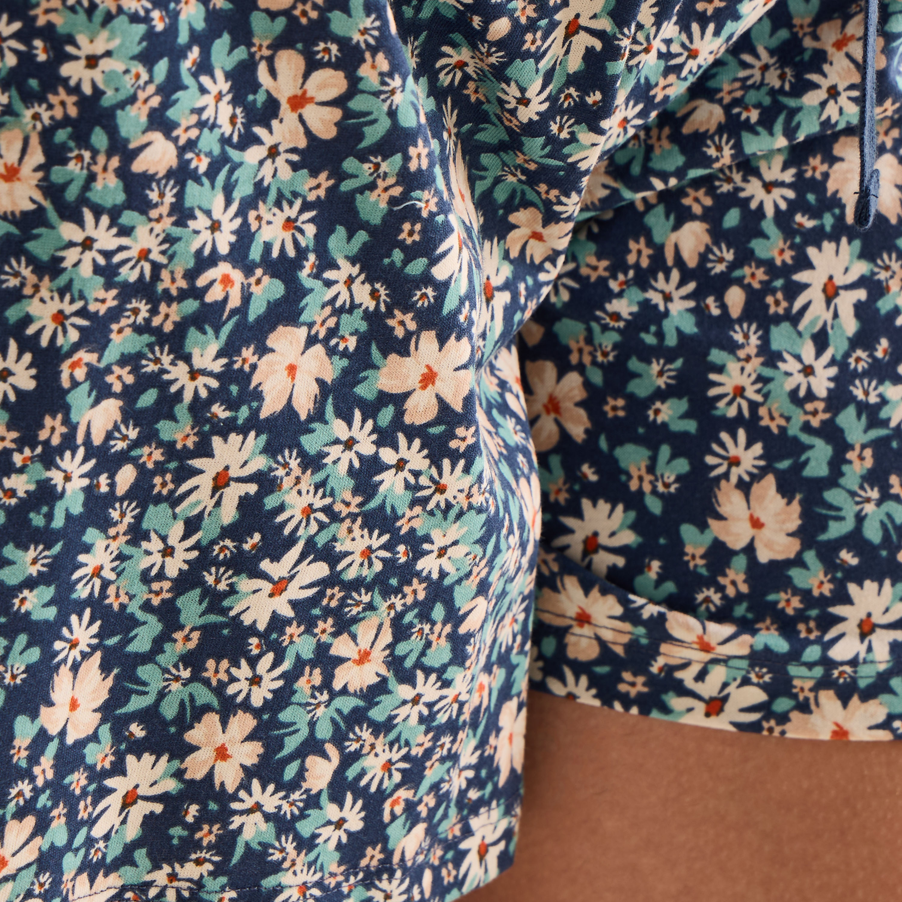 Set of 2 - Floral Print Shorts with Drawstring Closure-women-clothing-nightwear-pyjamas-bottoms-image-6