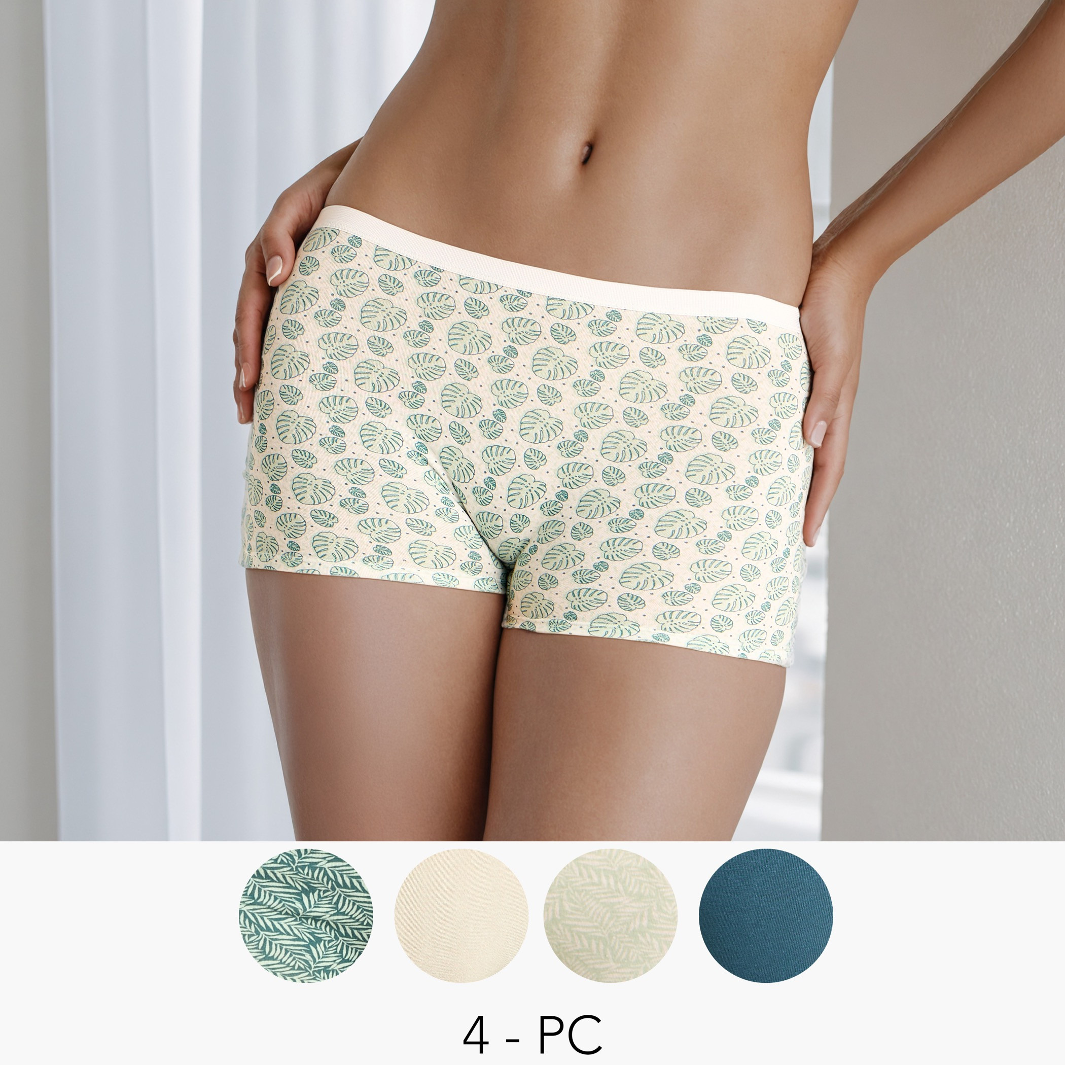 Set of 5 - Assorted Boxer Briefs-women-clothing-lingerie-panties-image-1