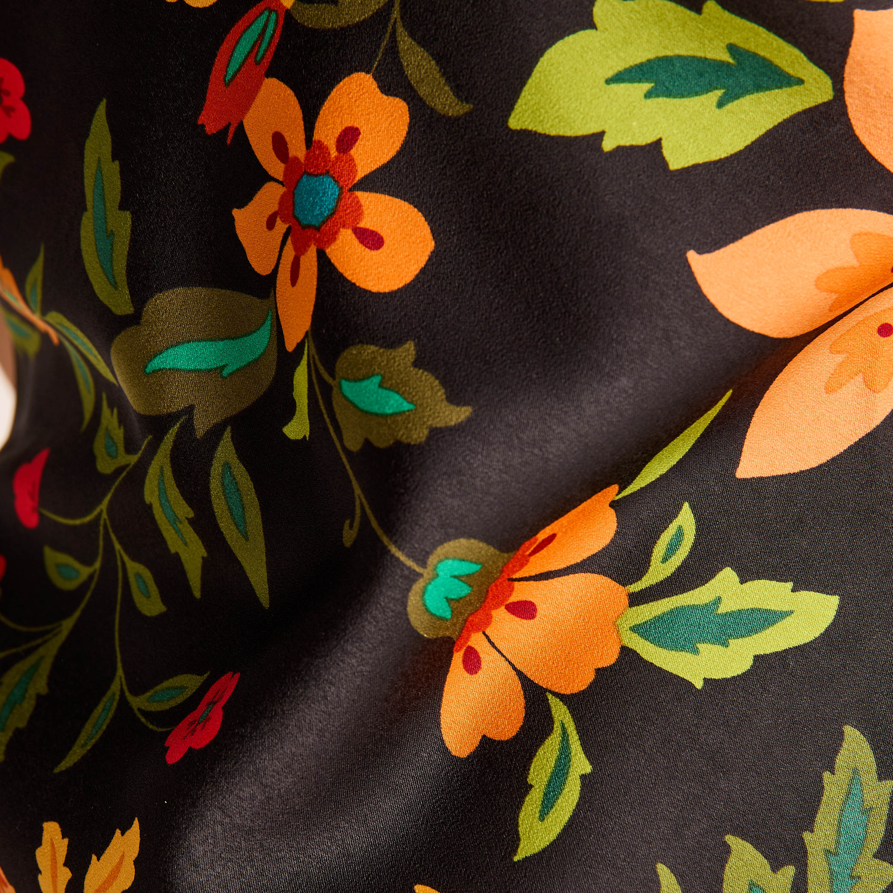 Floral Print Satin Slip Dress with Adjustable Straps-women-clothing-nightwear-nighties-image-5