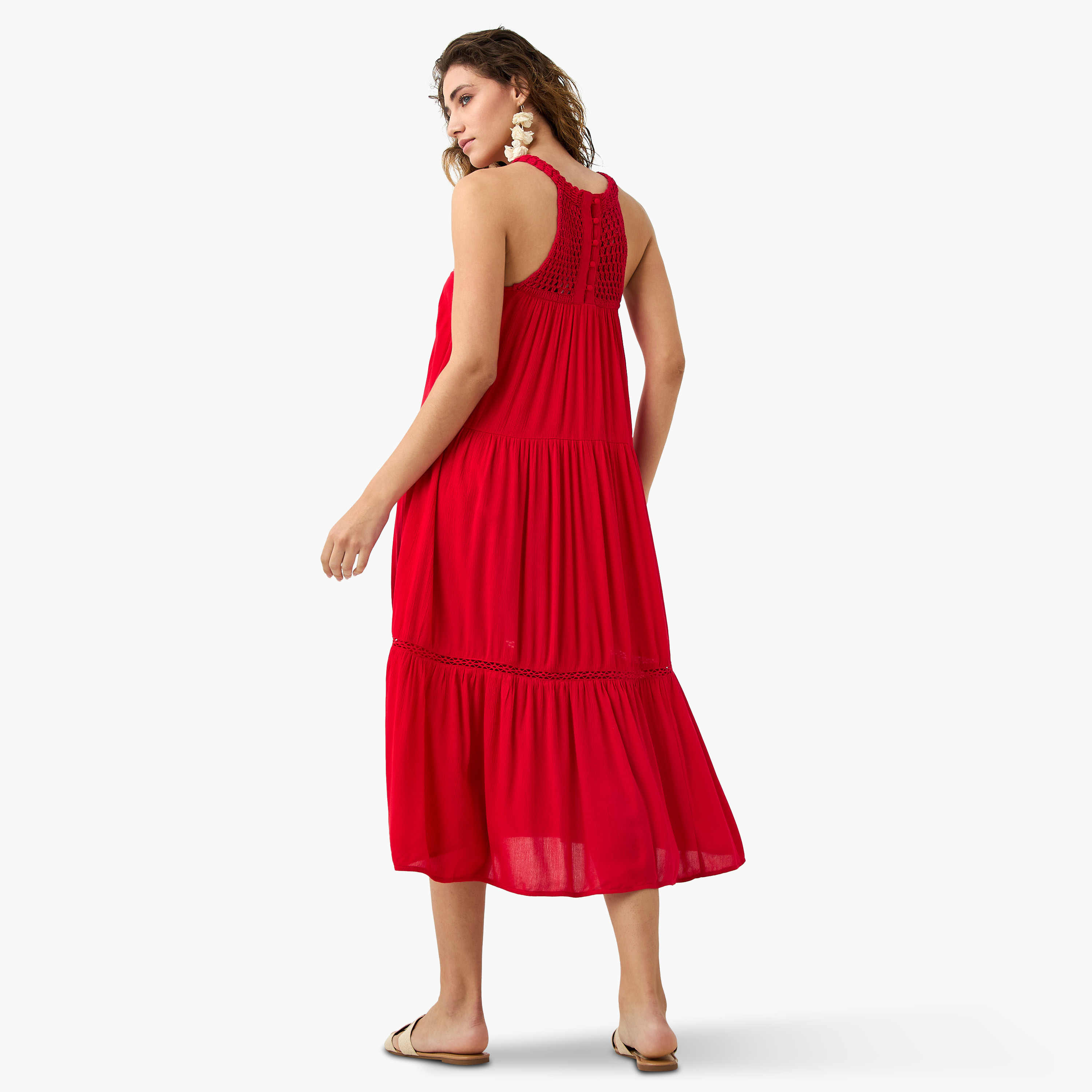 Sleeveless Tiered Dress with Embroidered Detail-women-clothing-swimandbeach-beachwear-image-3