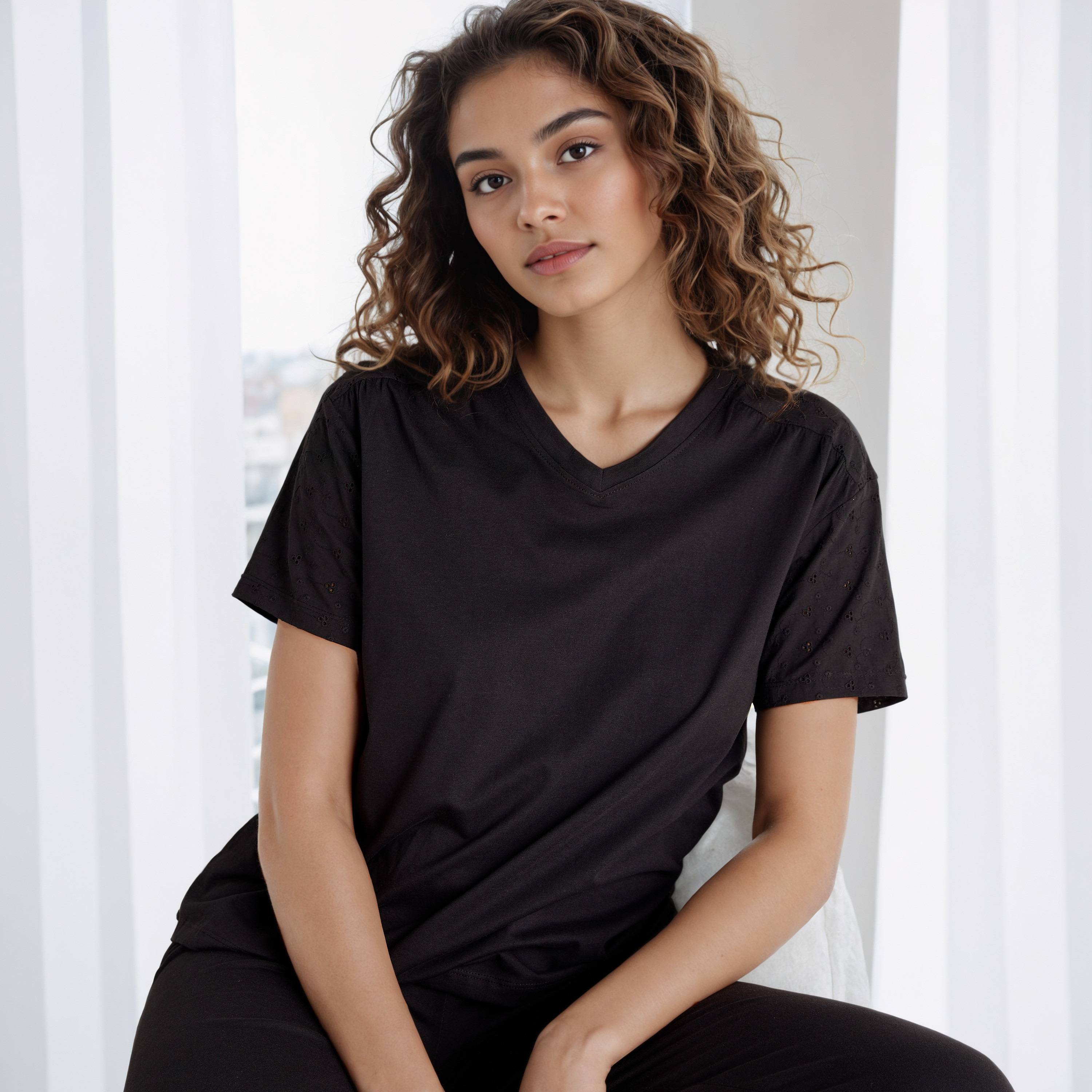 Schiffli Embroidered Pyjama Set-women-clothing-nightwear-pyjamas-longsets-image-13