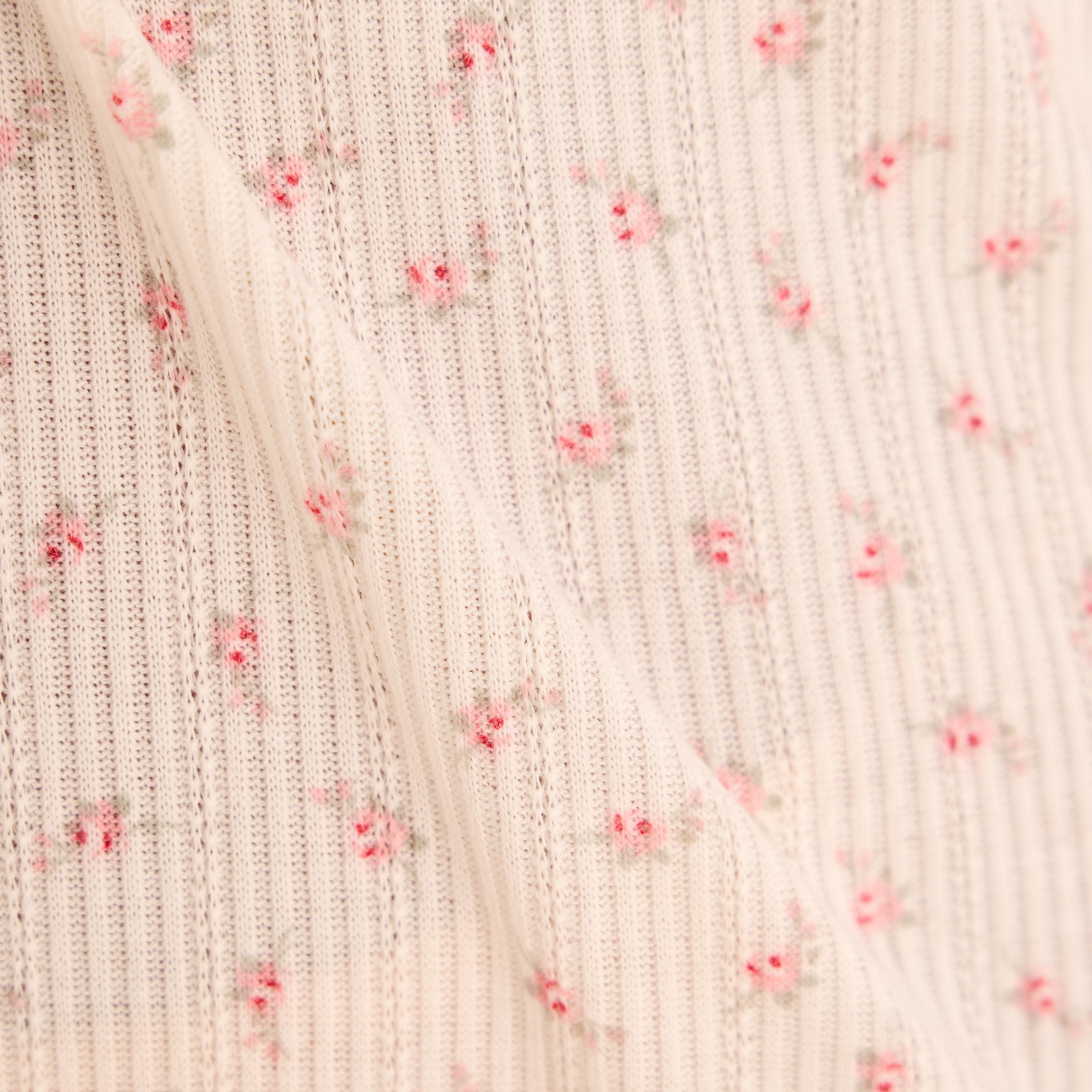 Textured Pointelle Night Dress-women-clothing-nightwear-nighties-image-5