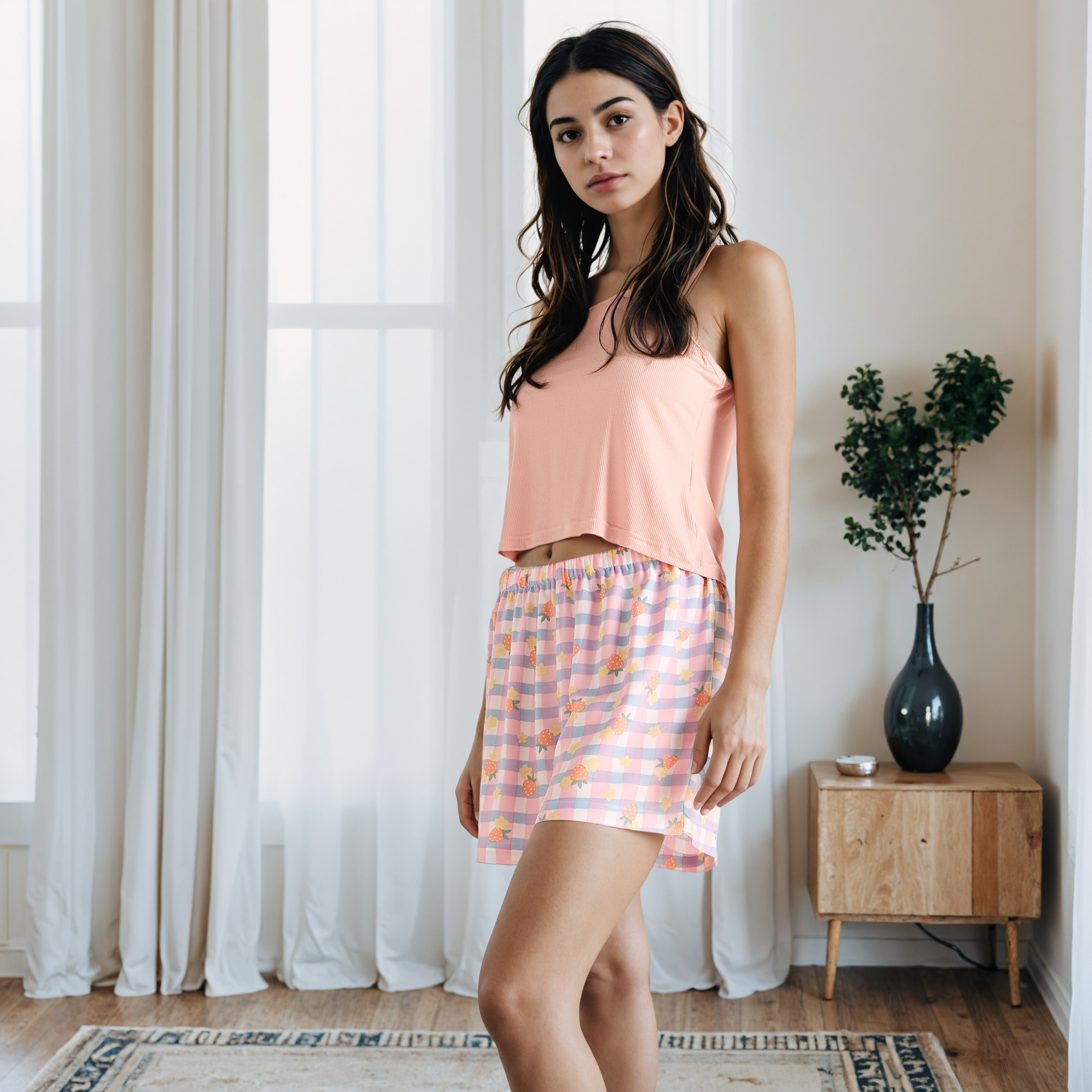 شورت كاروهات-women-clothing-nightwear-pyjamas-bottoms-image-2