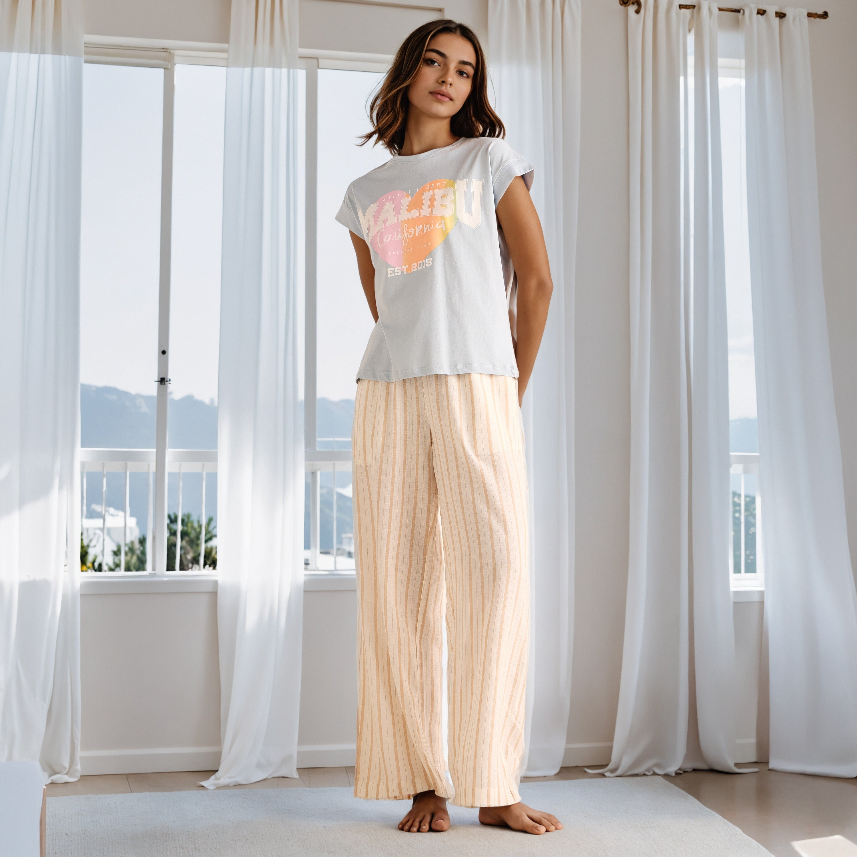Printed Top with Extended Sleeves-women-clothing-nightwear-pyjamas-tops-image-2