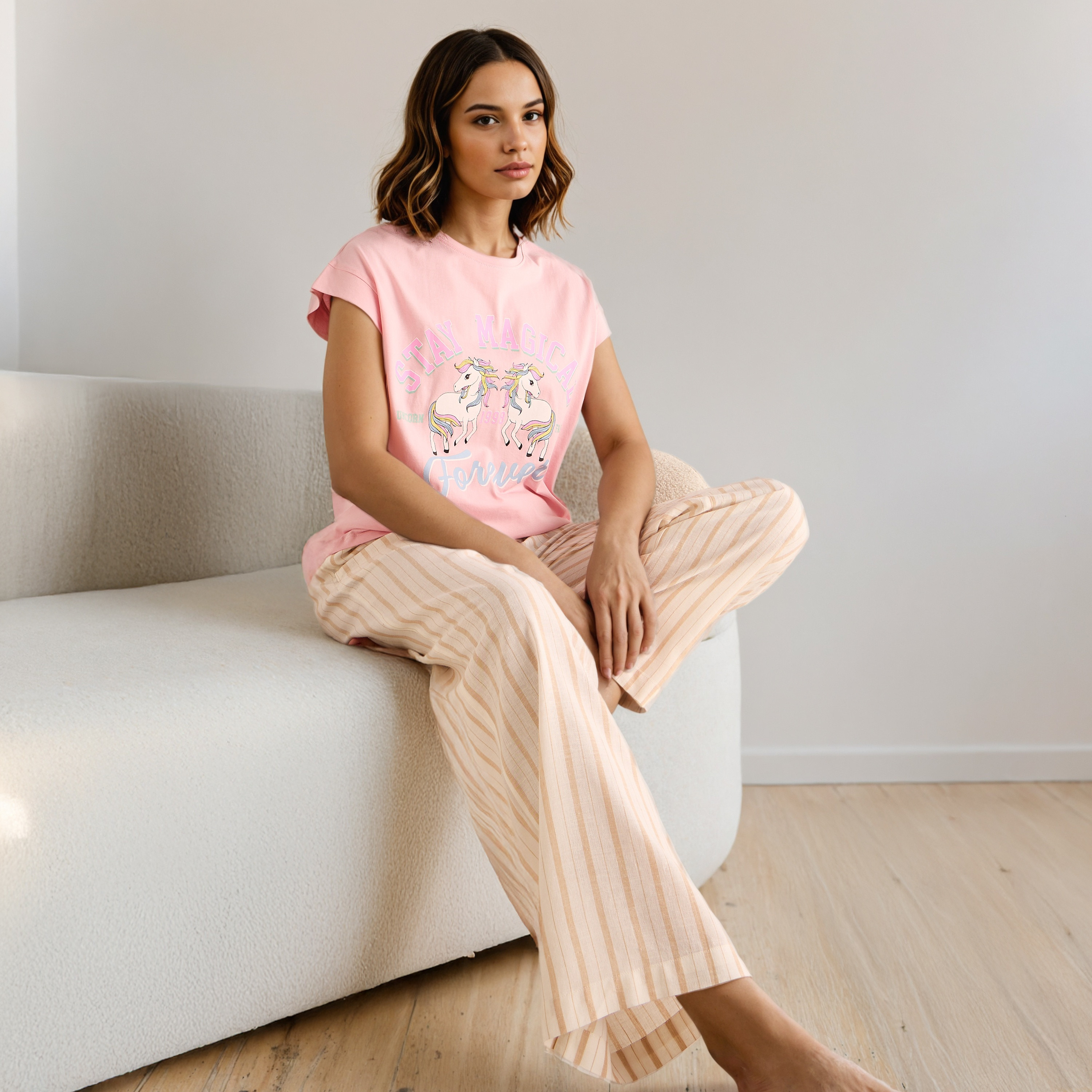 بلوزة بطبعات وأكمام ممتدة-women-clothing-nightwear-pyjamas-tops-image-2