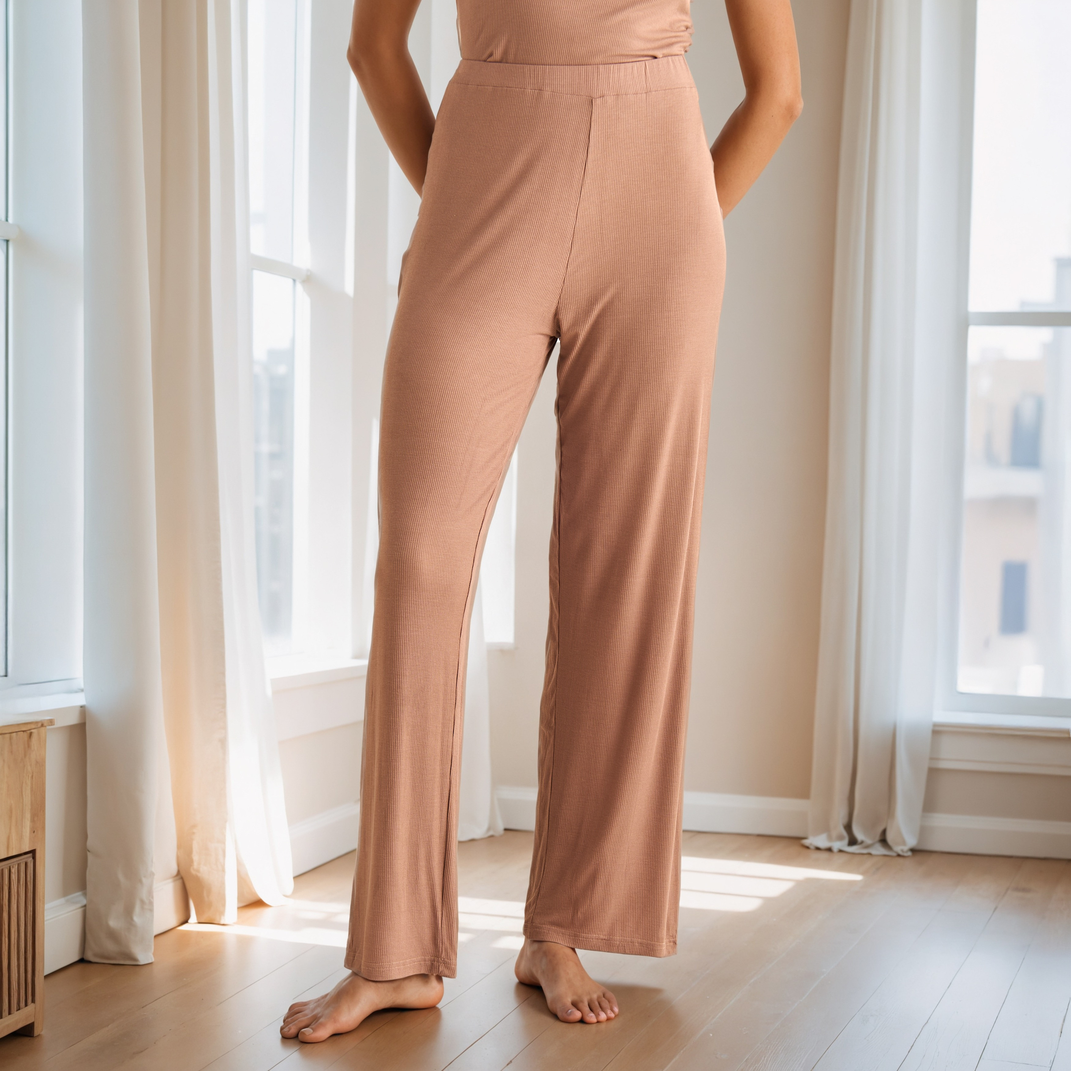 Textured Pyjama Set-women-clothing-nightwear-pyjamas-longsets-image-3