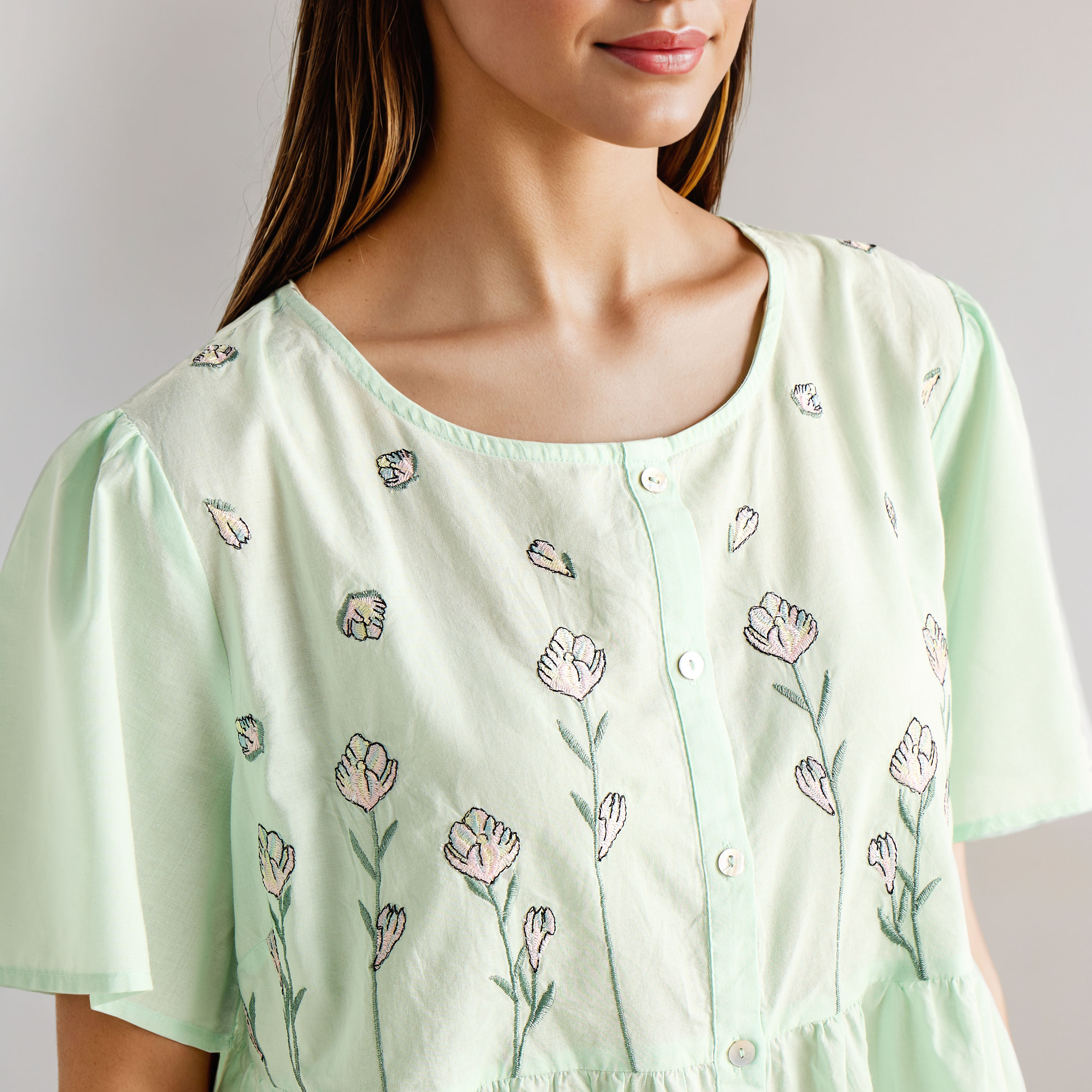 Embroidered Pyjama Set-women-clothing-nightwear-pyjamas-longsets-image-5