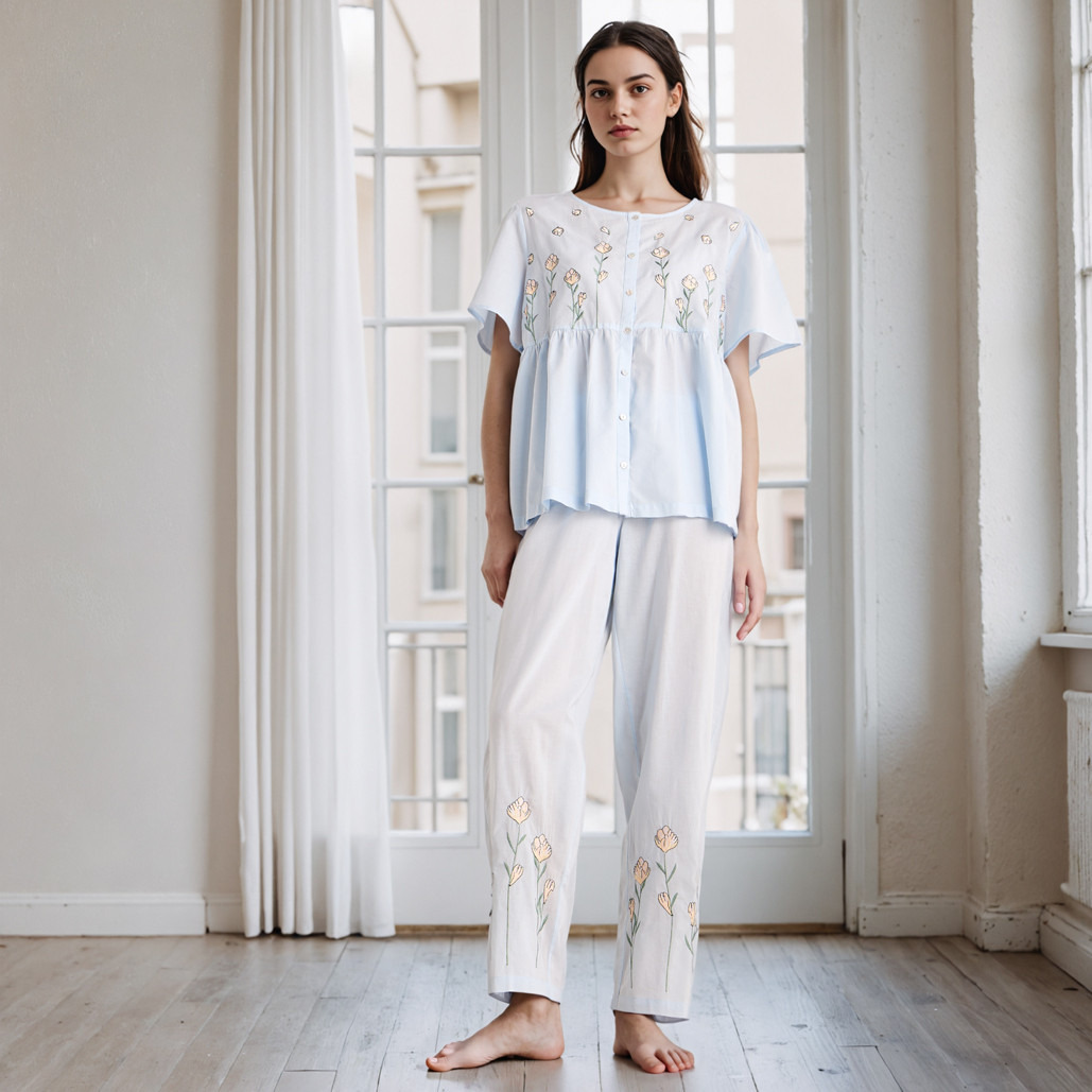 Embroidered Pyjama Set-women-clothing-nightwear-pyjamas-longsets-image-13