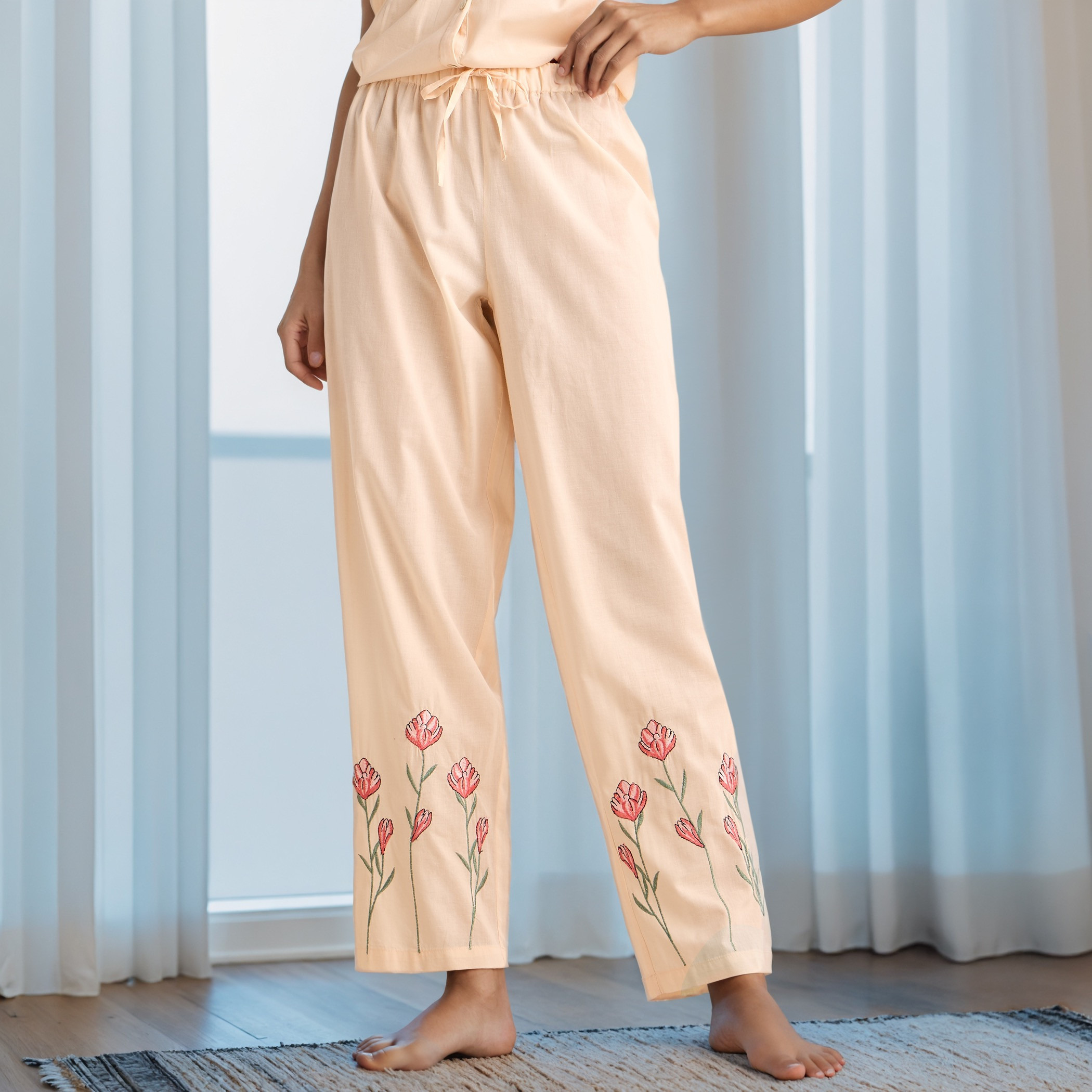 Embroidered Pyjama Set-women-clothing-nightwear-pyjamas-longsets-image-10