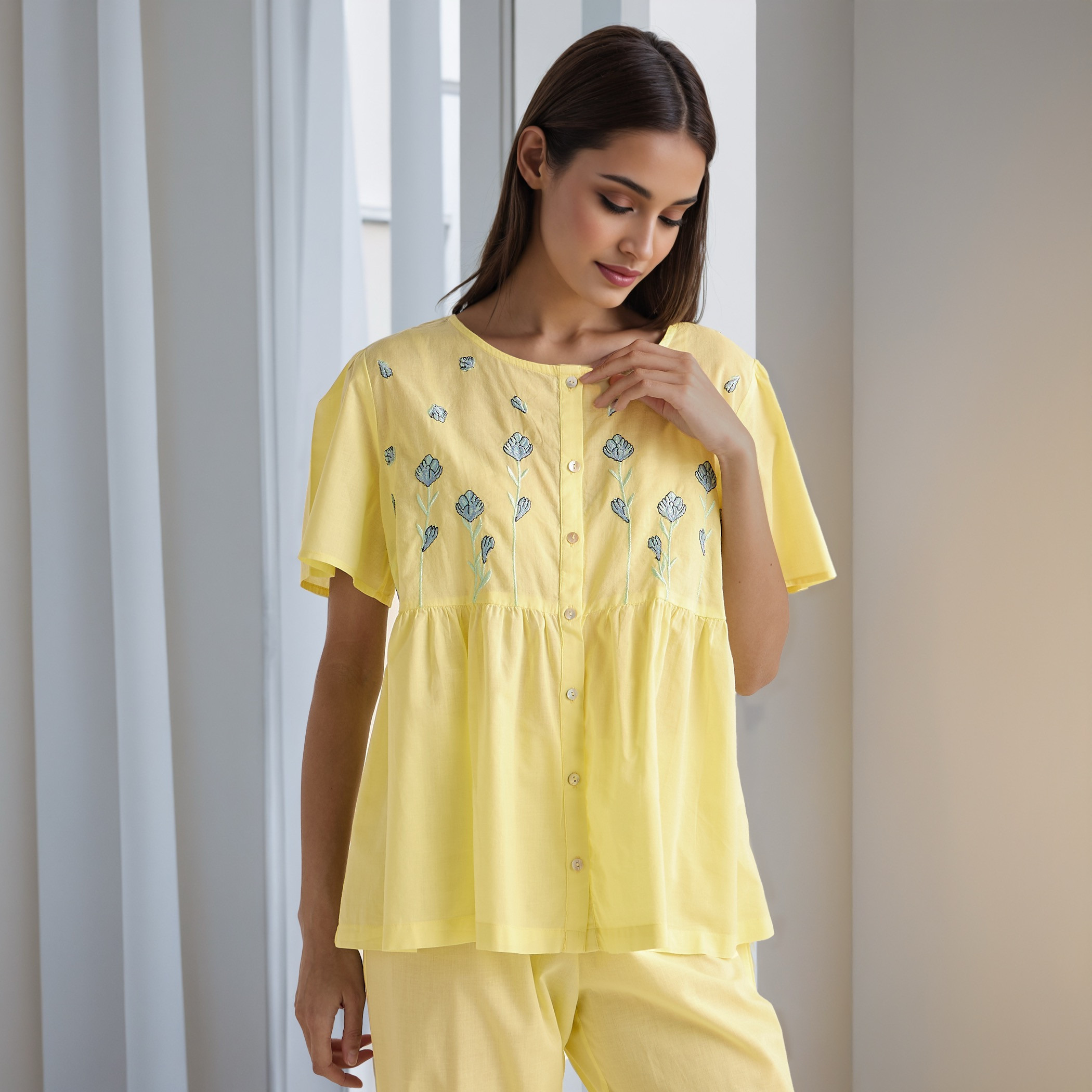 Embroidered Pyjama Set-women-clothing-nightwear-pyjamas-longsets-image-21
